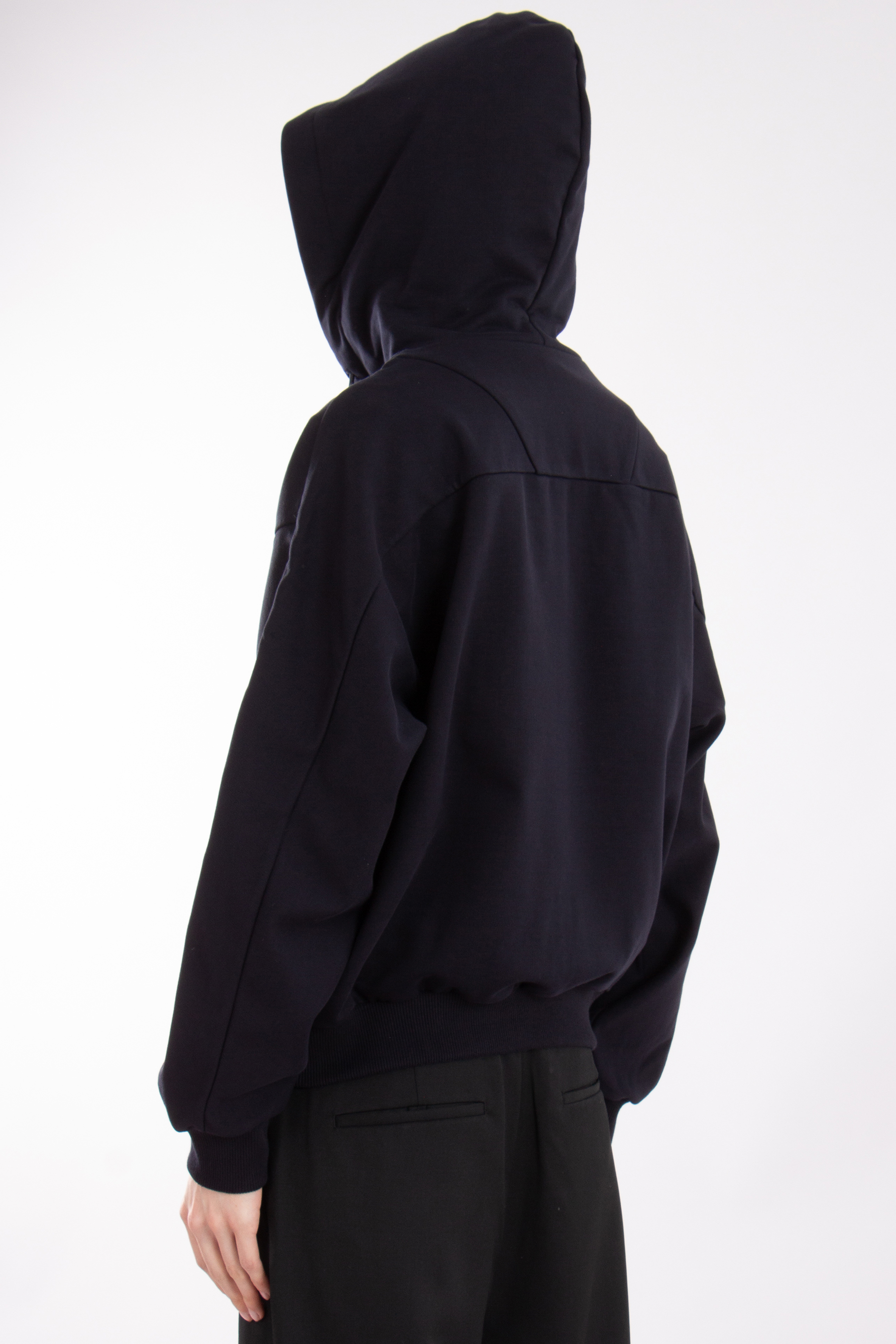 JUUN.J Oversized Cotton Zip-Up Hoodie