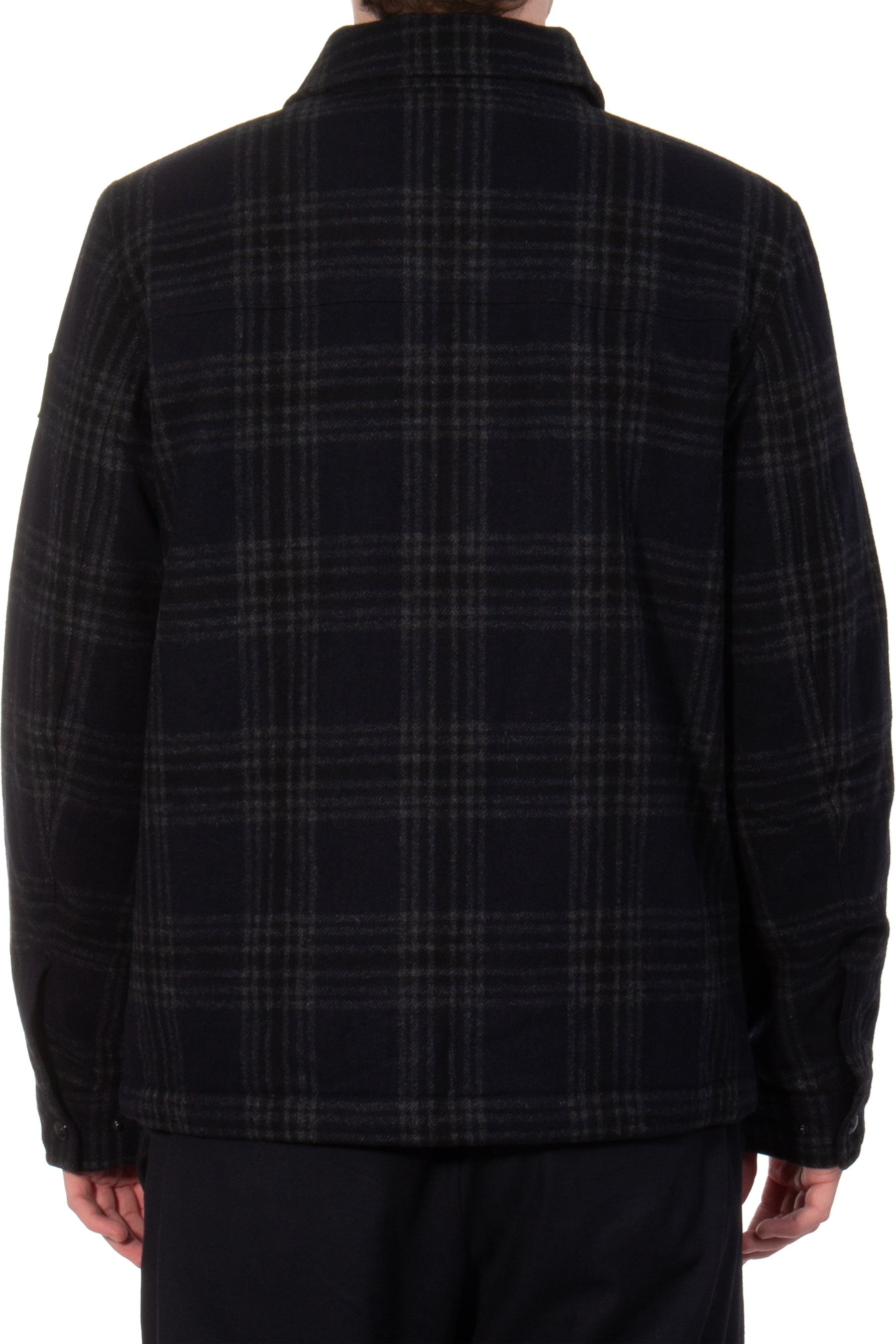 BELSTAFF Lined Checked Wool Blend Overshirt Longford