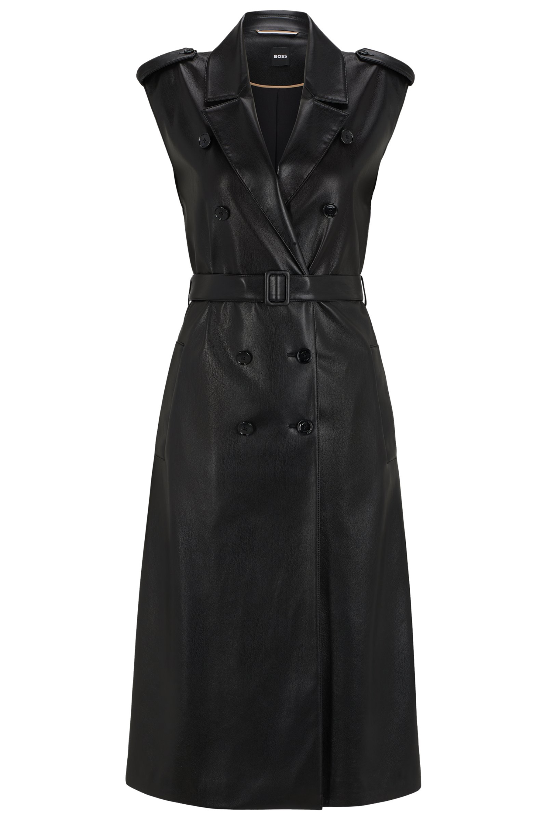 BOSS Faux Leather Dress Dujeta