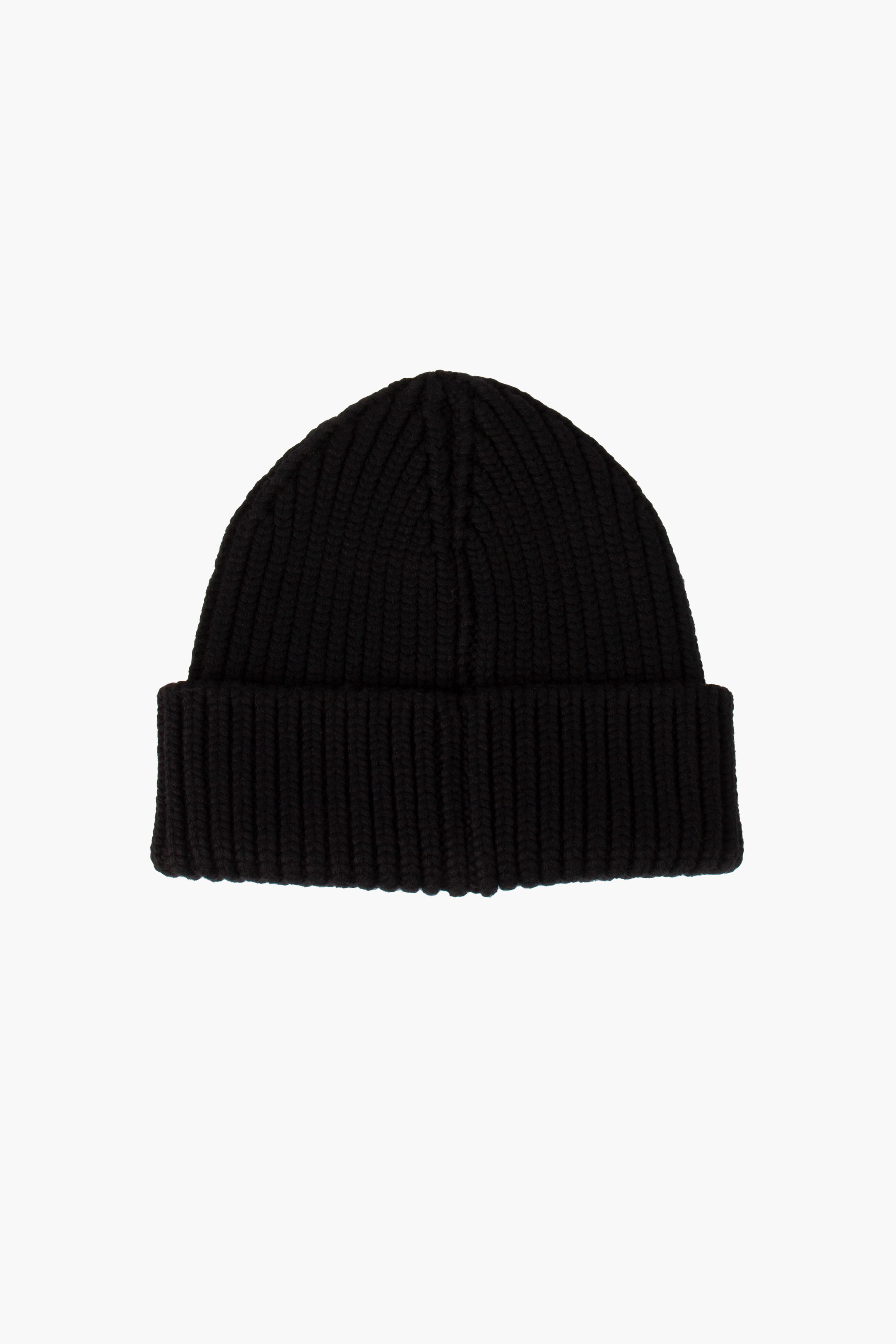 MONCLER Ribbed Virgin Wool Beanie