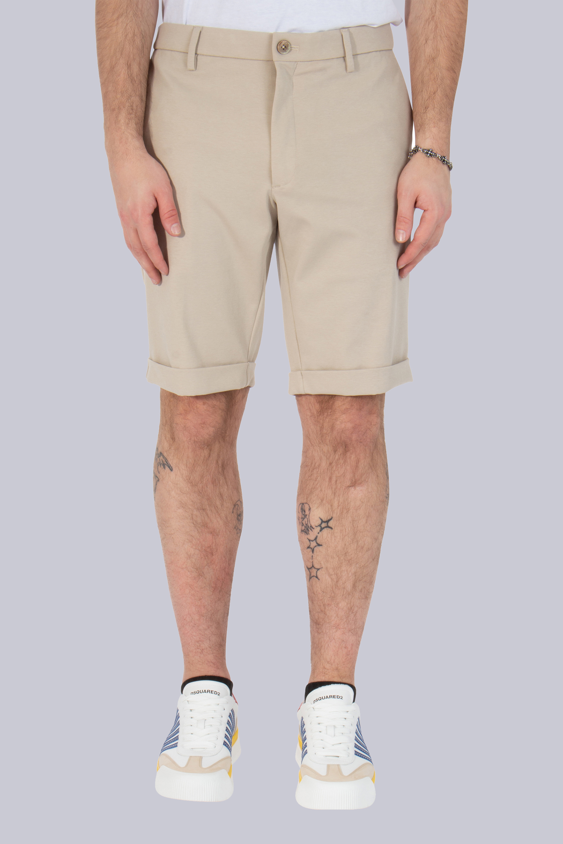 GTA Slim Fit Cotton-Nylon Stretch Shorts Davide Short