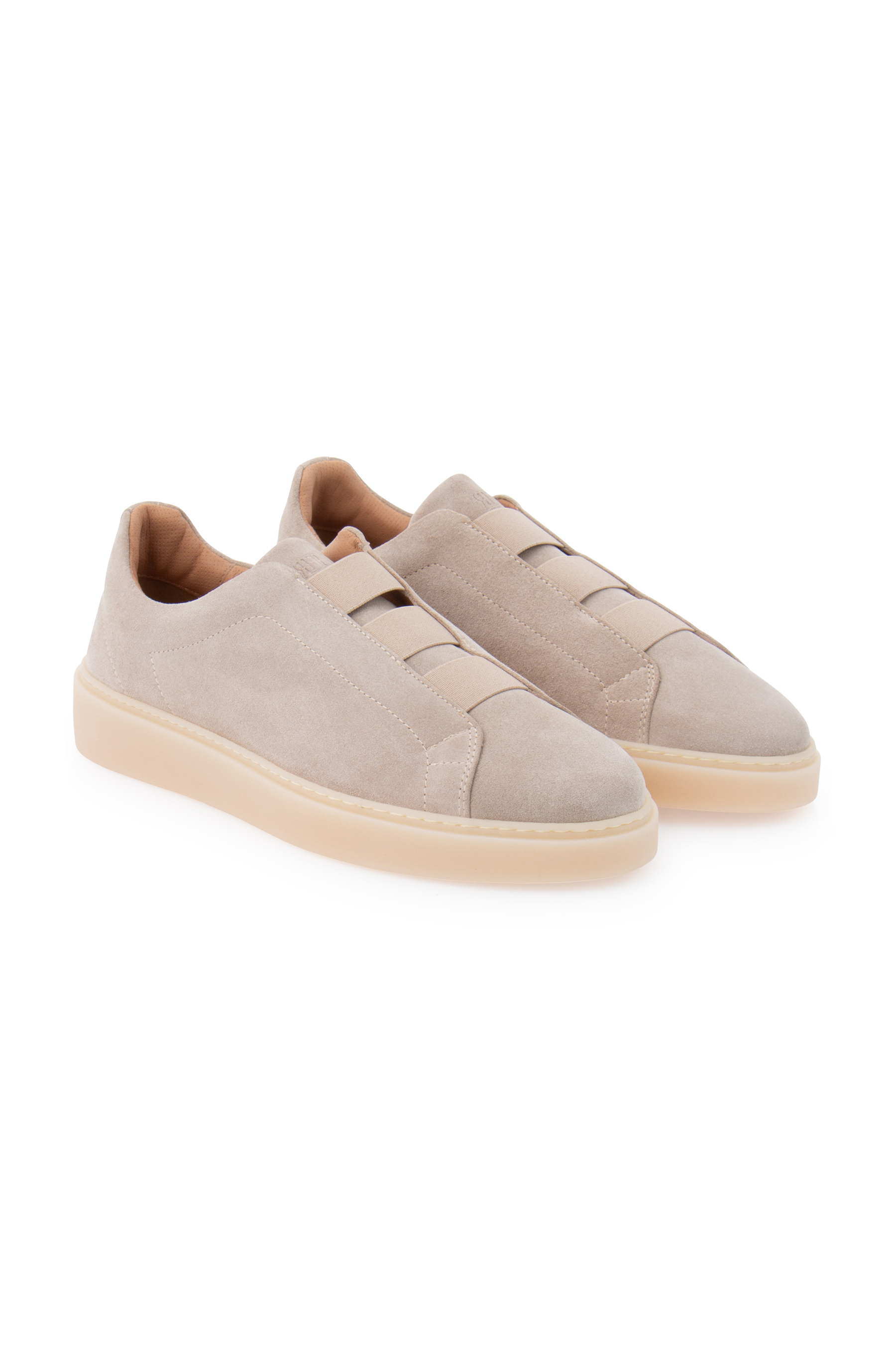 FABIANO RICCI Suede Slip On Sneakers