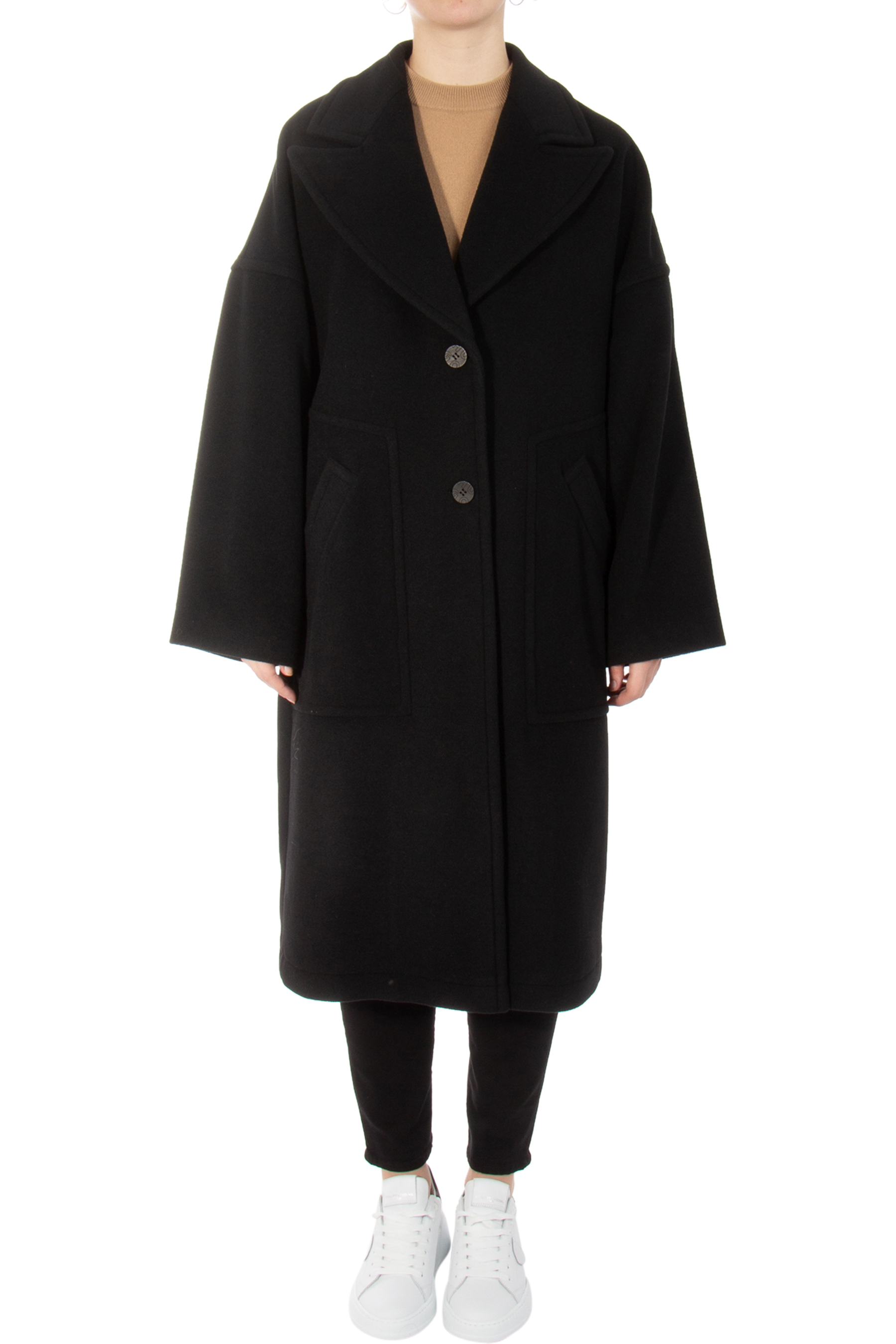 HUGO Wool Blend Coat Mauroko