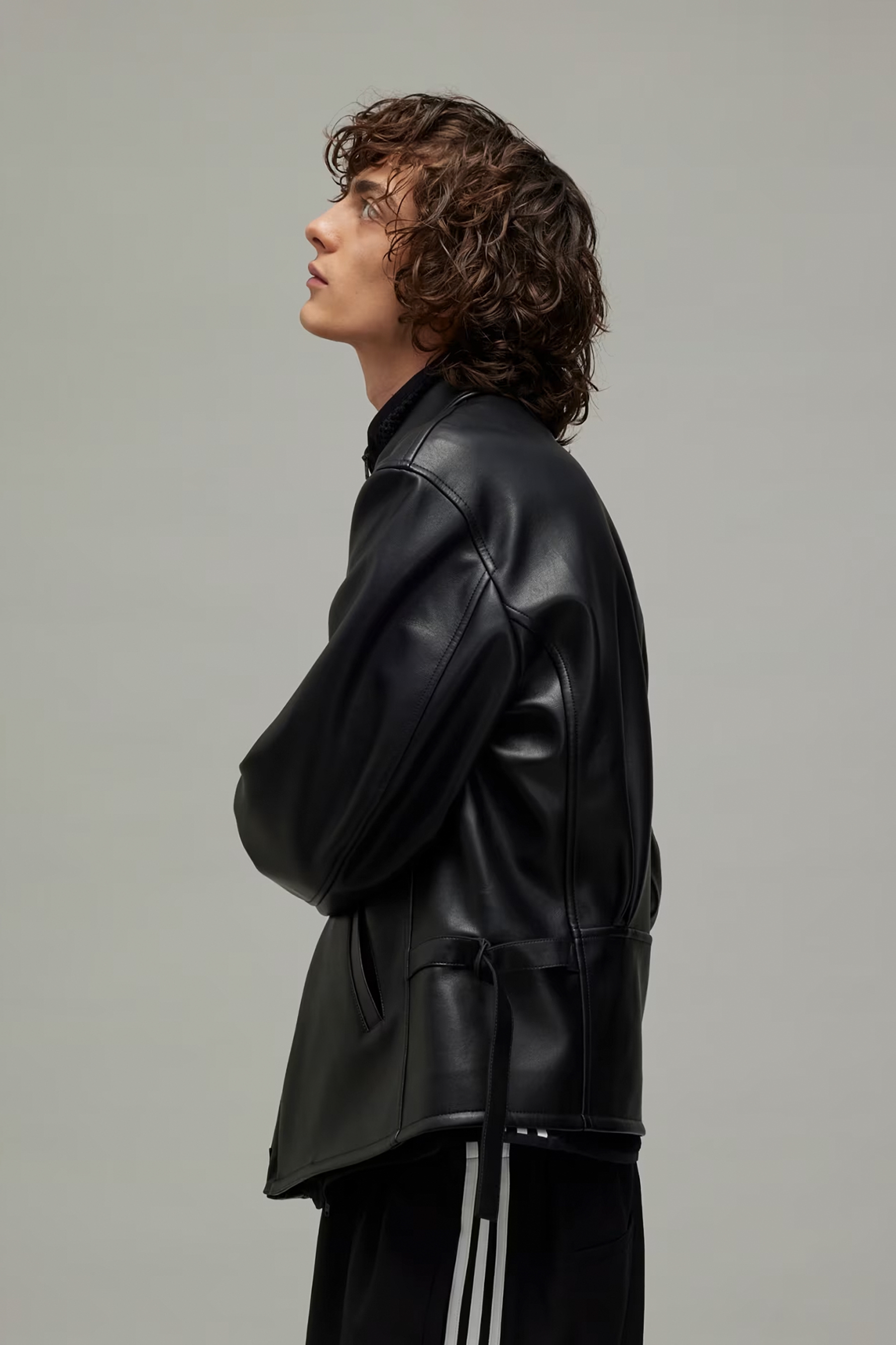 Y-3 Pleather Bomber Jacket