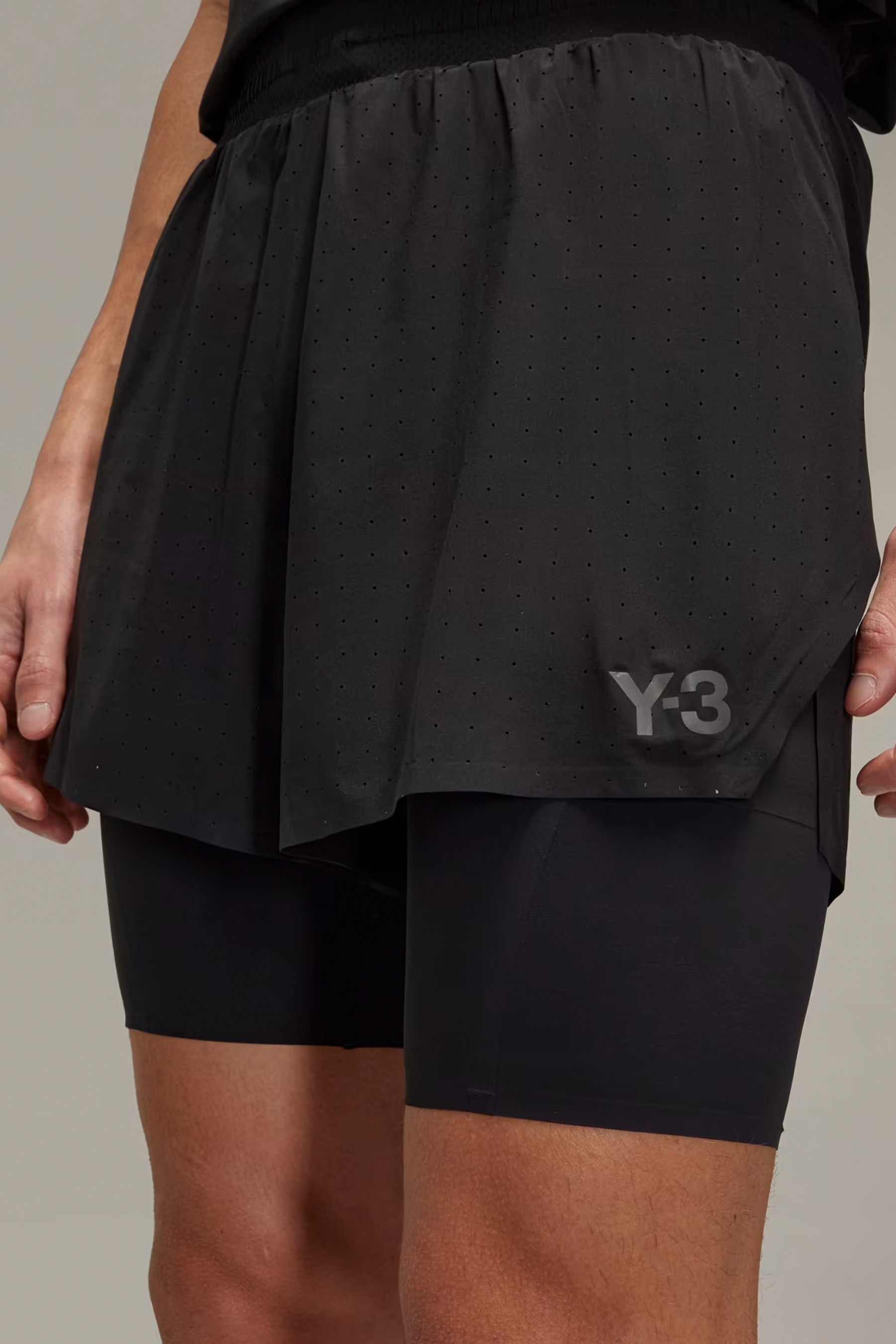 Y-3 Recycled Polyester Stretch Running Shorts & Tights