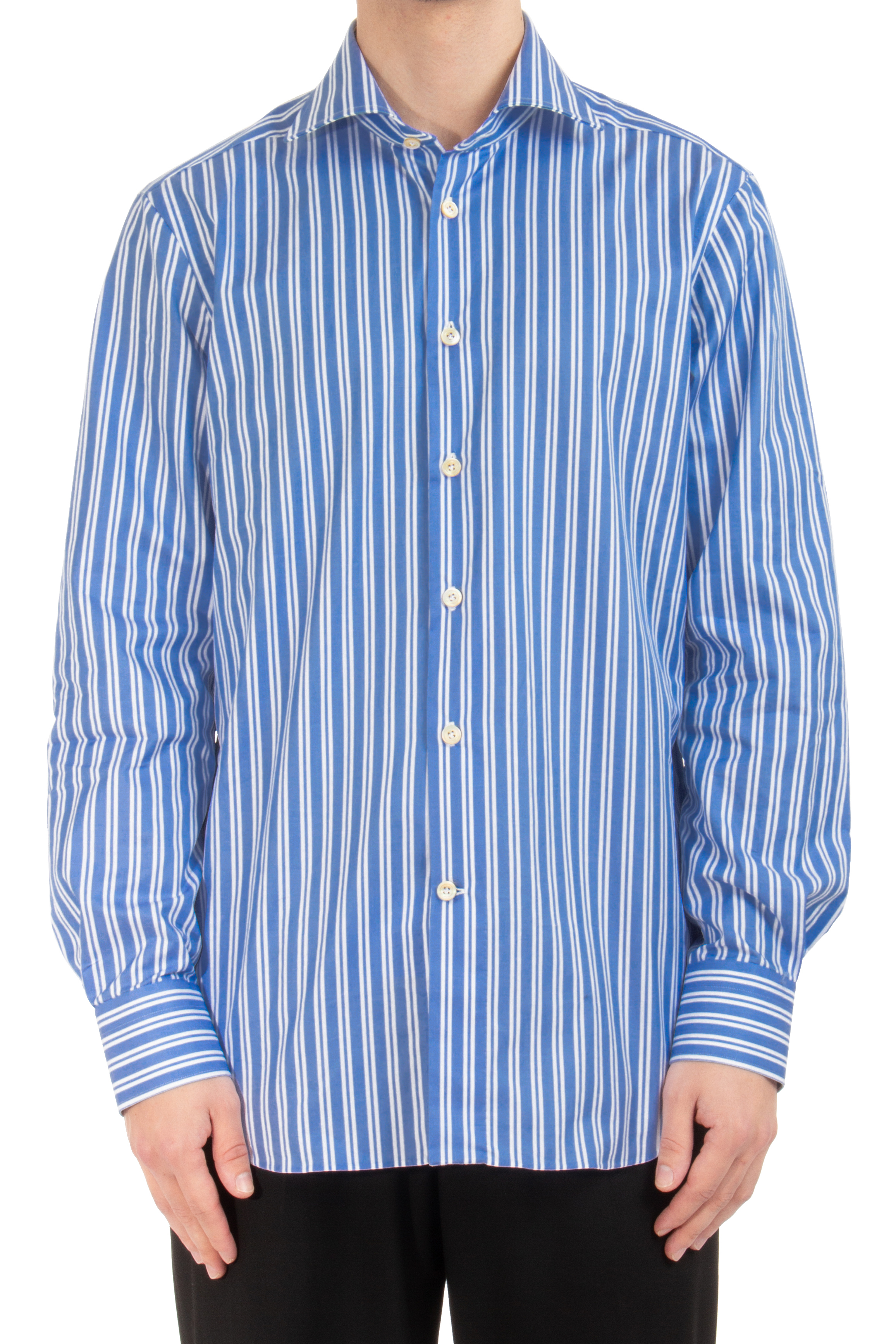 KITON Striped Cotton Shirt