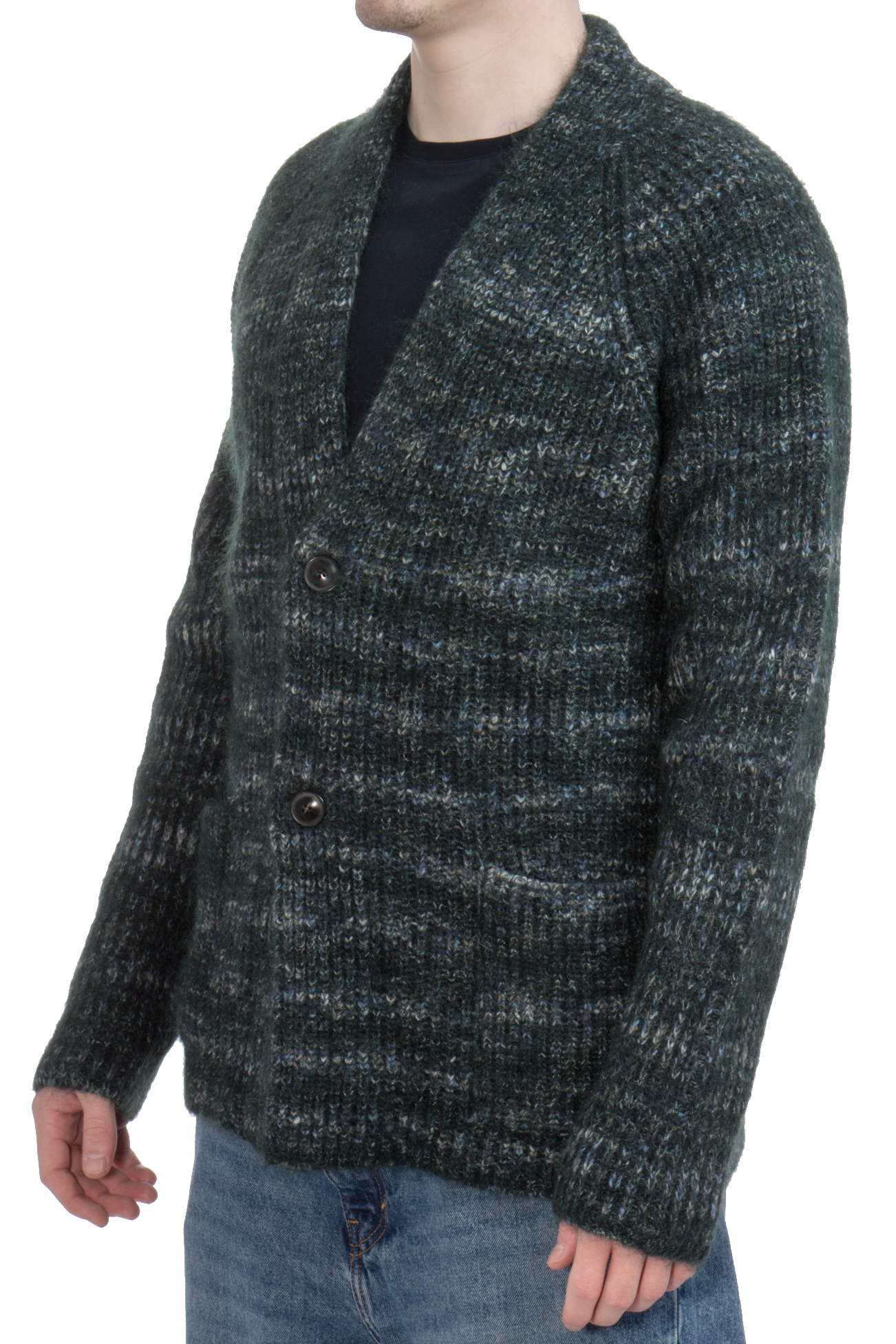 ROBERTO COLLINA Mohair Blend Cardigan