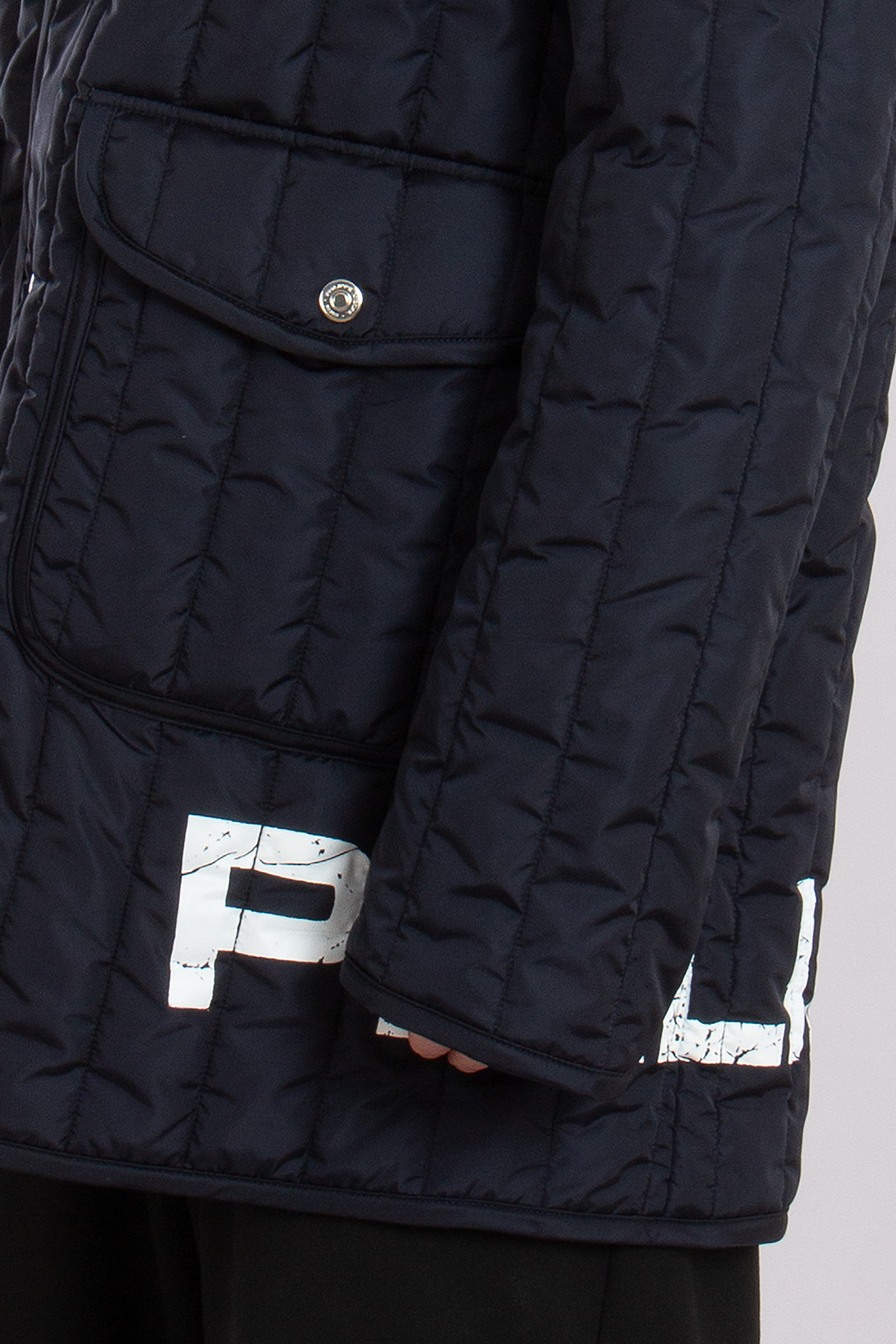 PHILIPPE MODEL Hooded Printed Nylon Parka