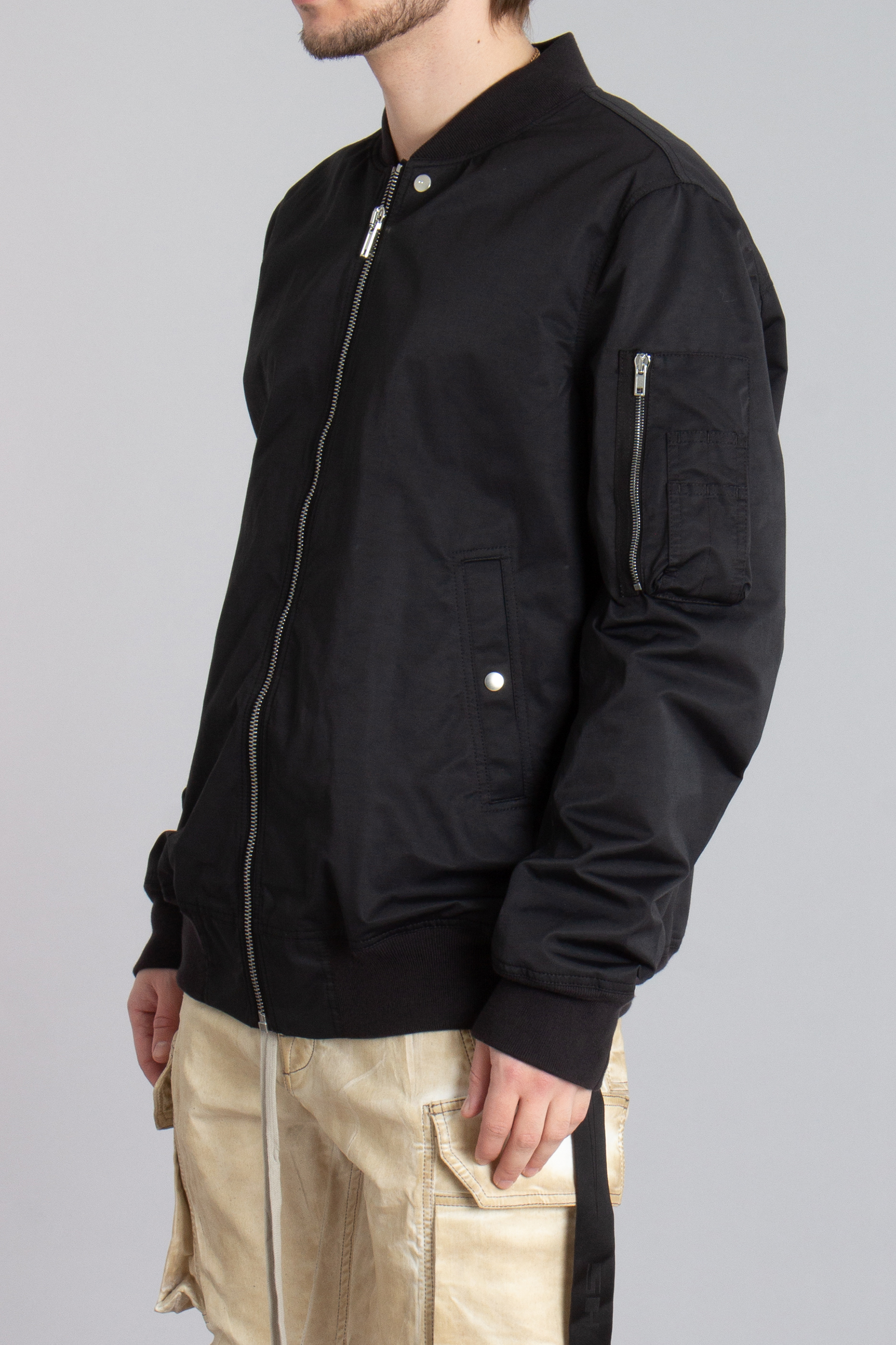 RICK OWENS DRKSHDW Nylon-Cotton Blend Bomber Jacket Classic Flight