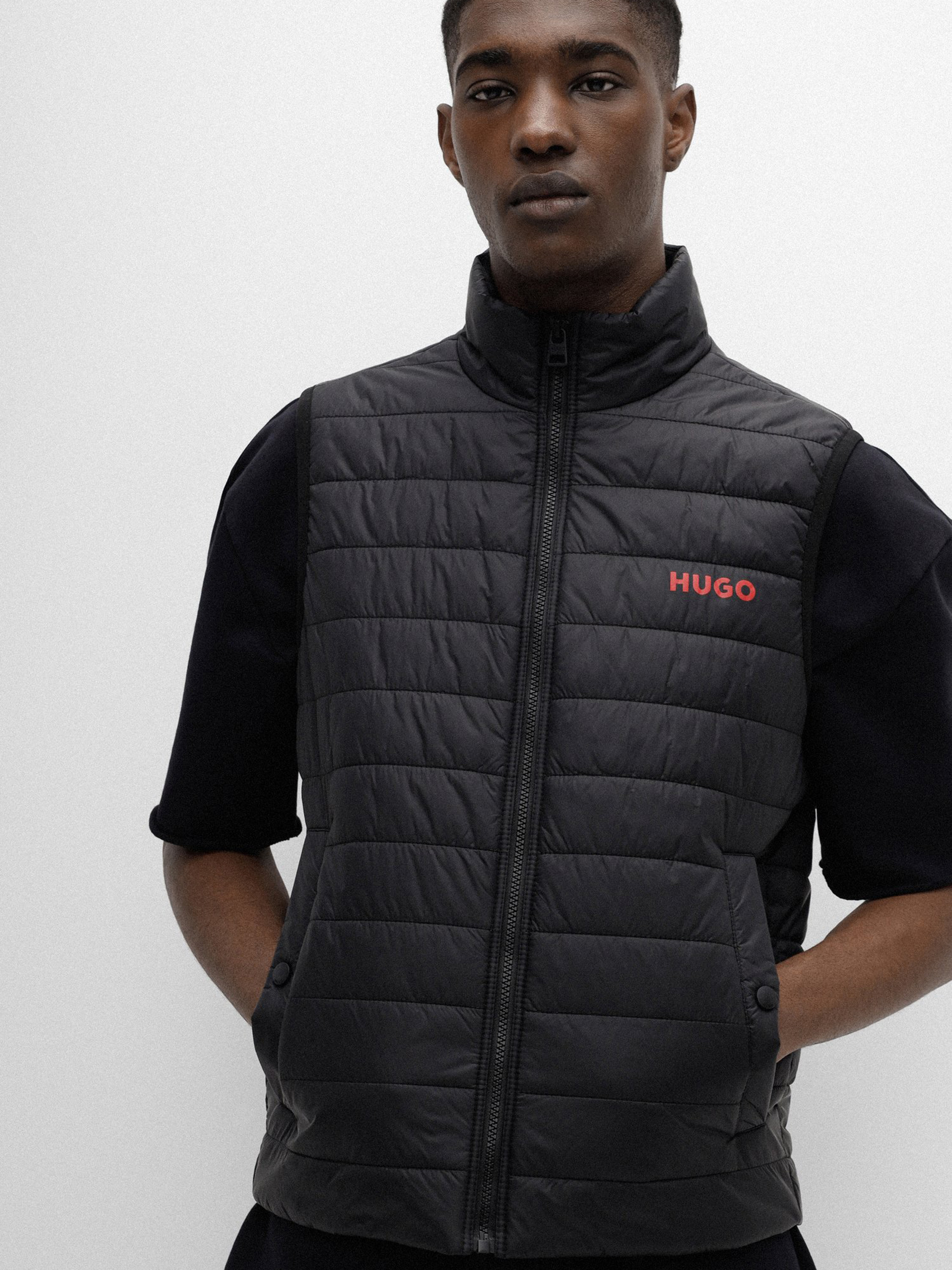 HUGO Padded Recycled Nylon Vest Bentino