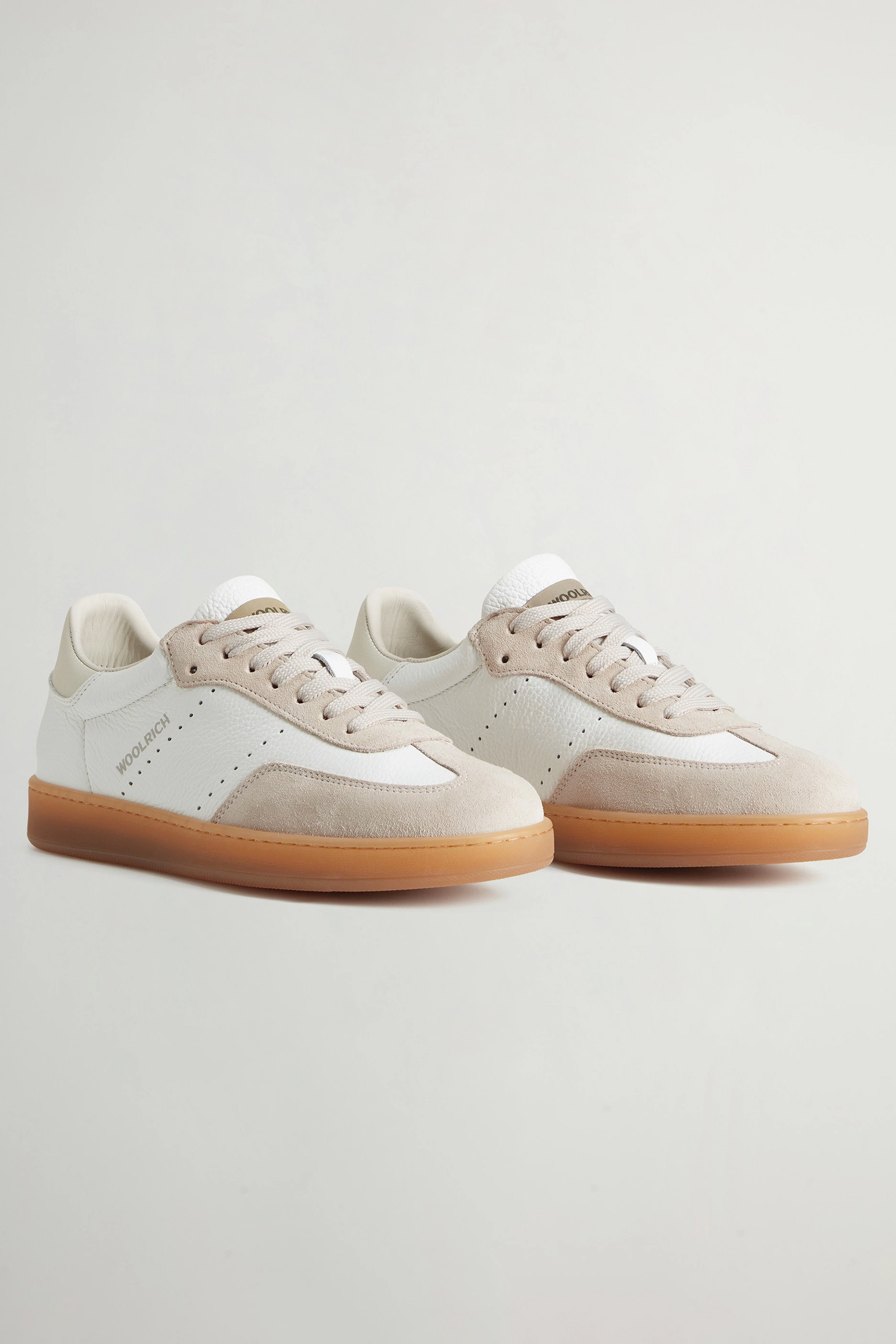 WOOLRICH Leather & Suede Sneakers Swing Court