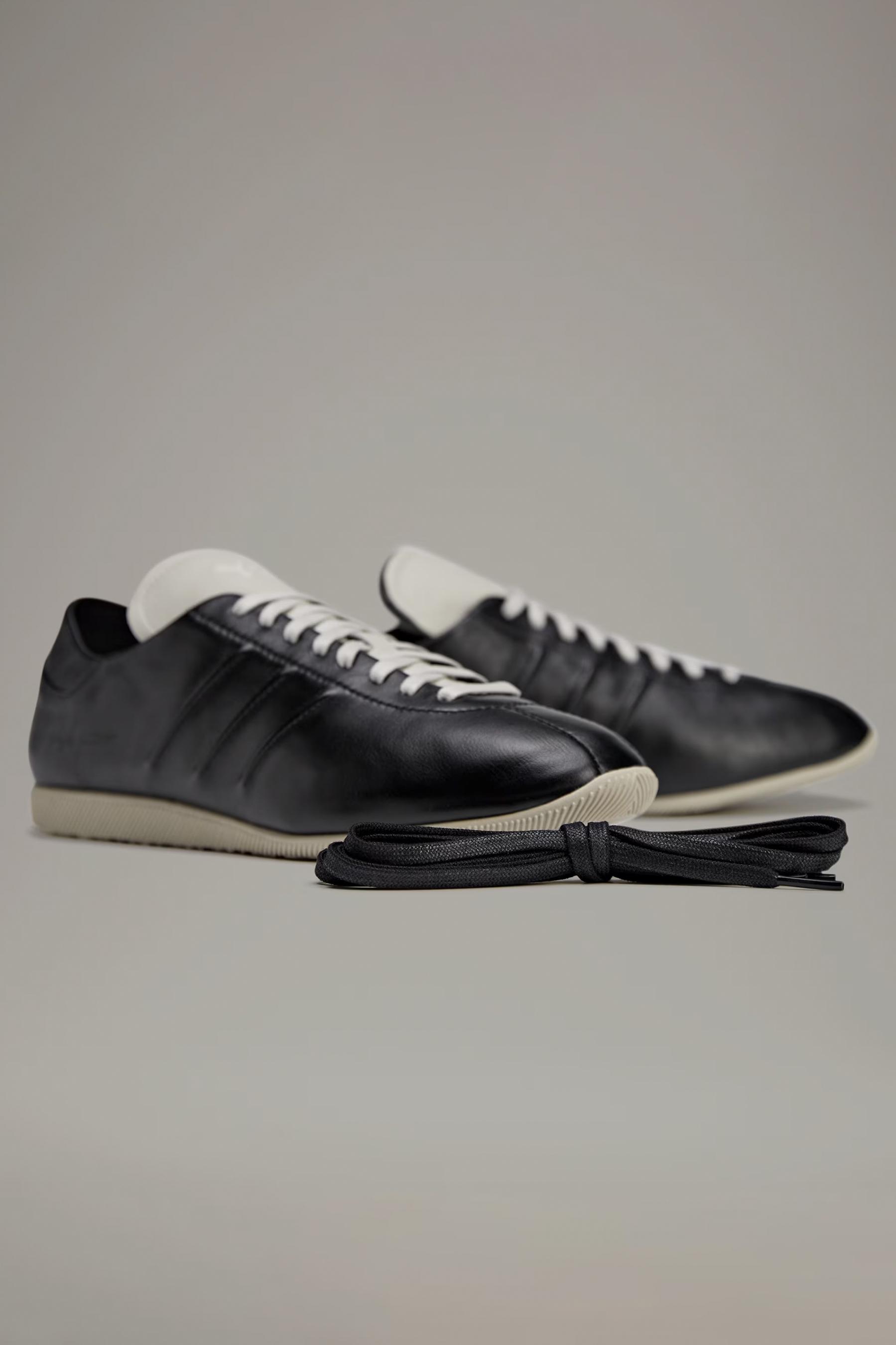 Y-3 Premium Leather Sneakers Japan