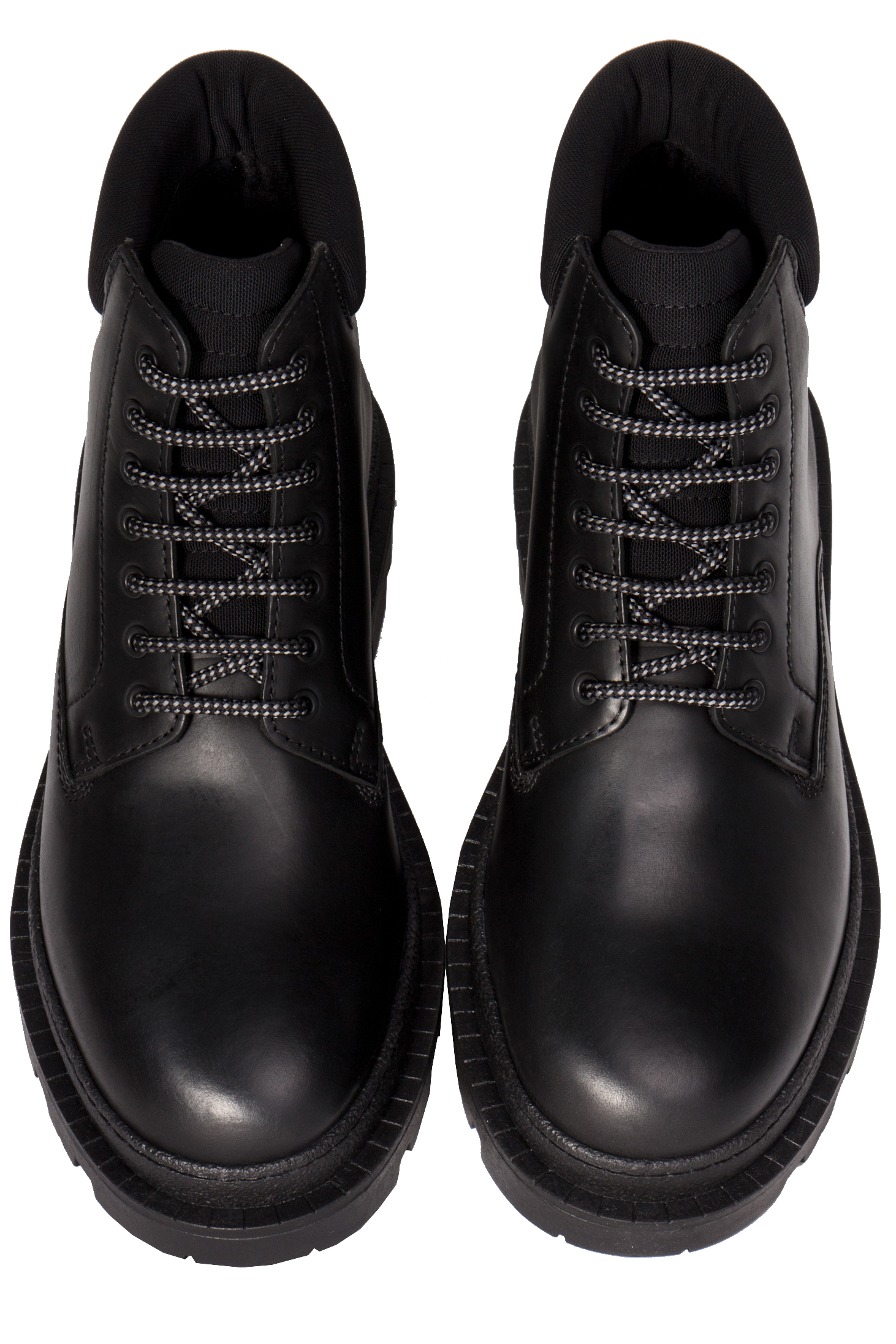 HUGO Branded-Collar Half Boots Graham