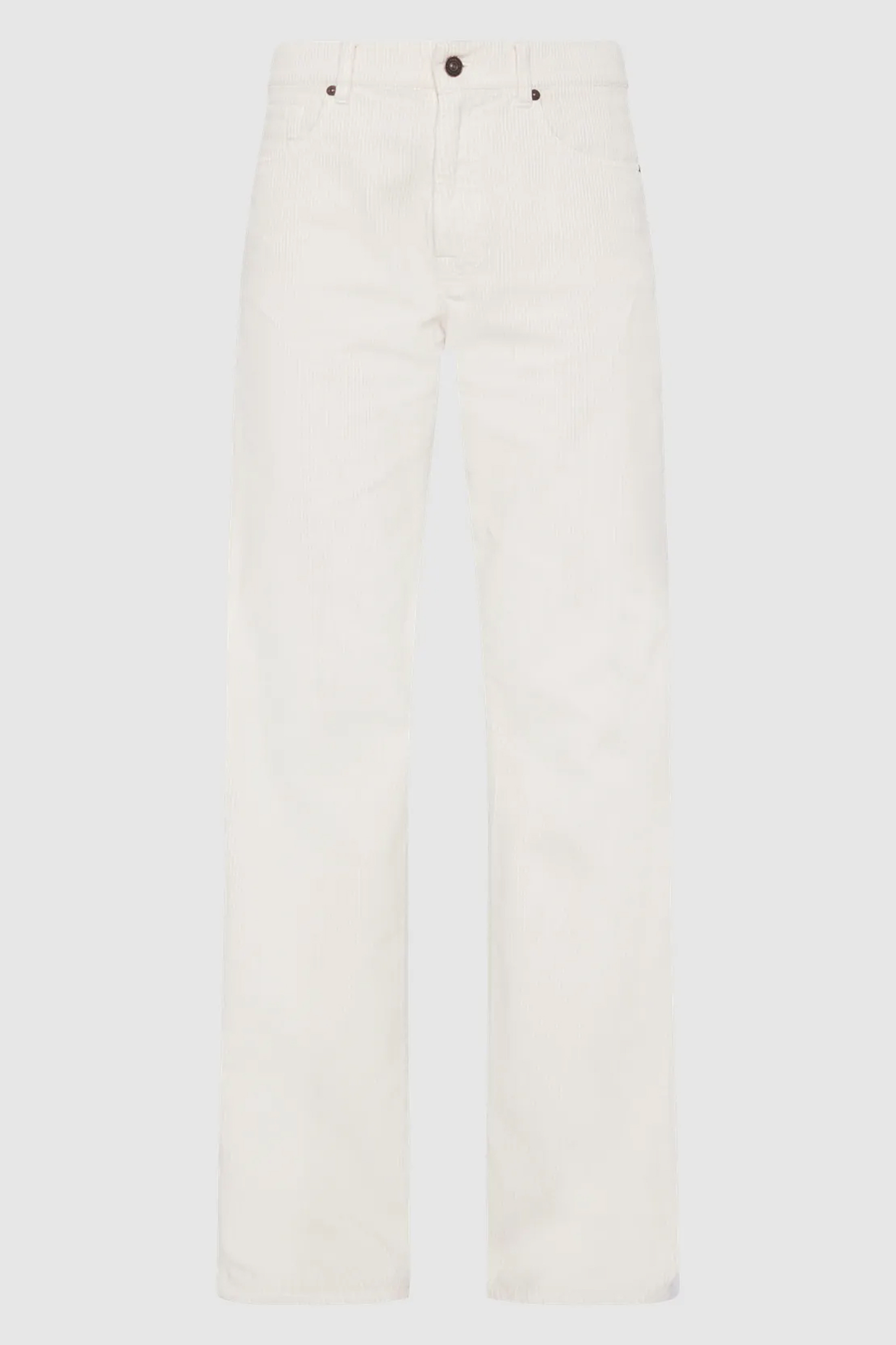 7 FOR ALL MANKIND Straight Cotton Corduroy Jeans Tess Trouser