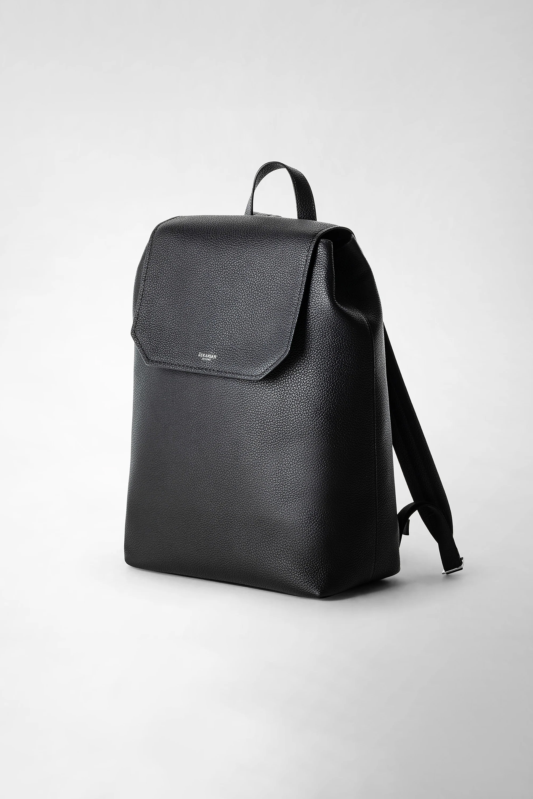 SERAPIAN Cashmere Leather Day Backpack