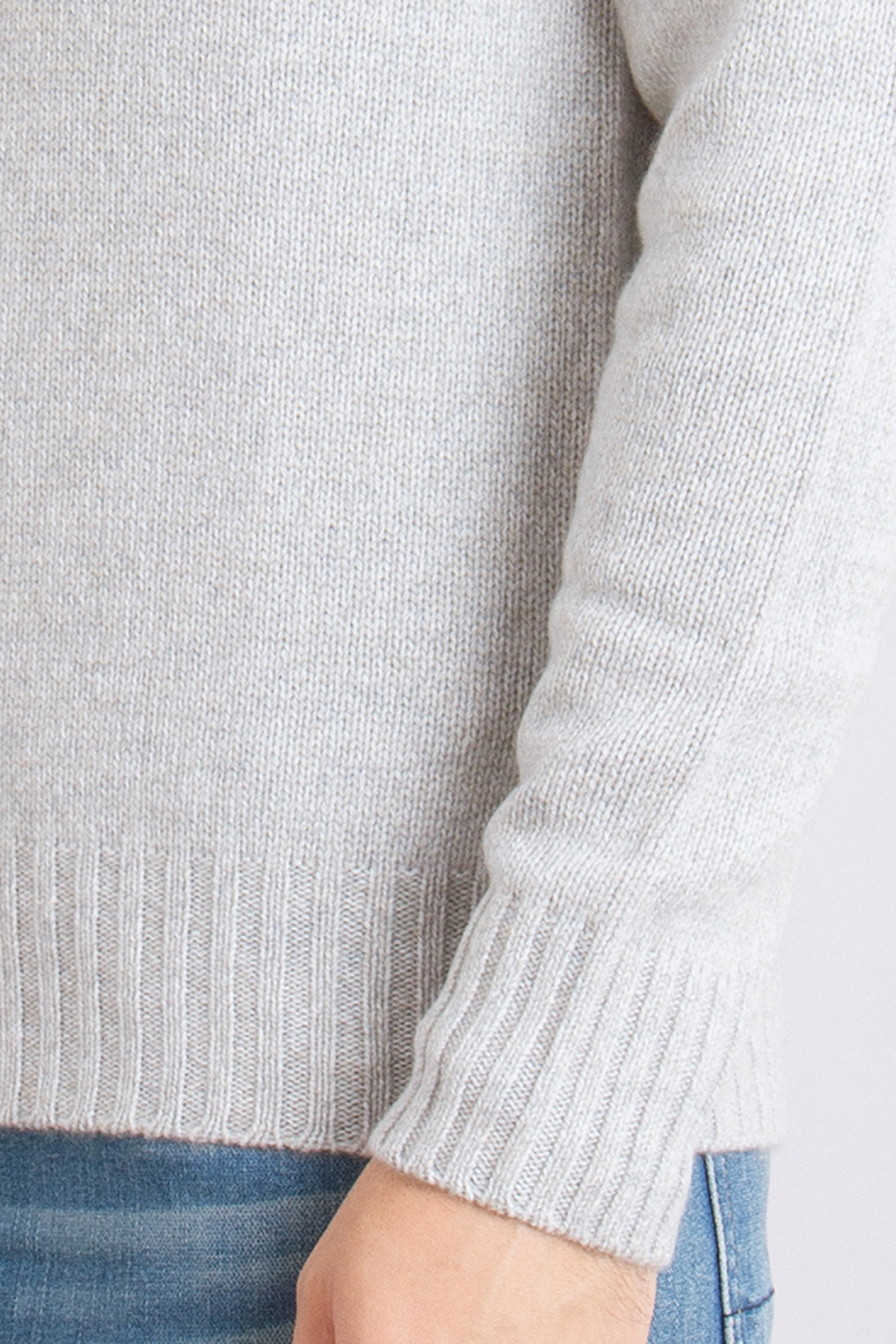 ALLUDE Cashmere Mockneck Sweater