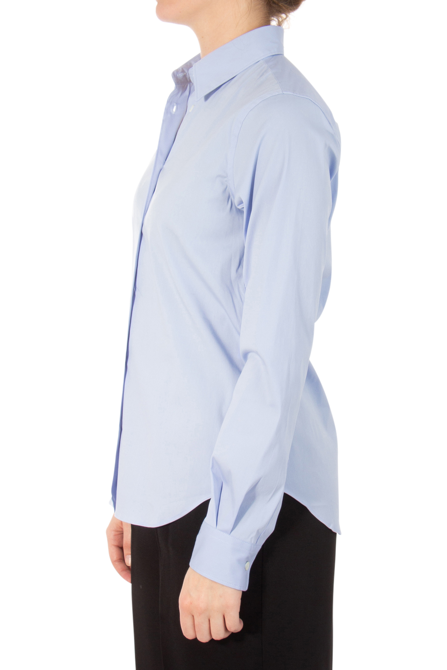 ASPESI Cotton Blend Stretch Blouse