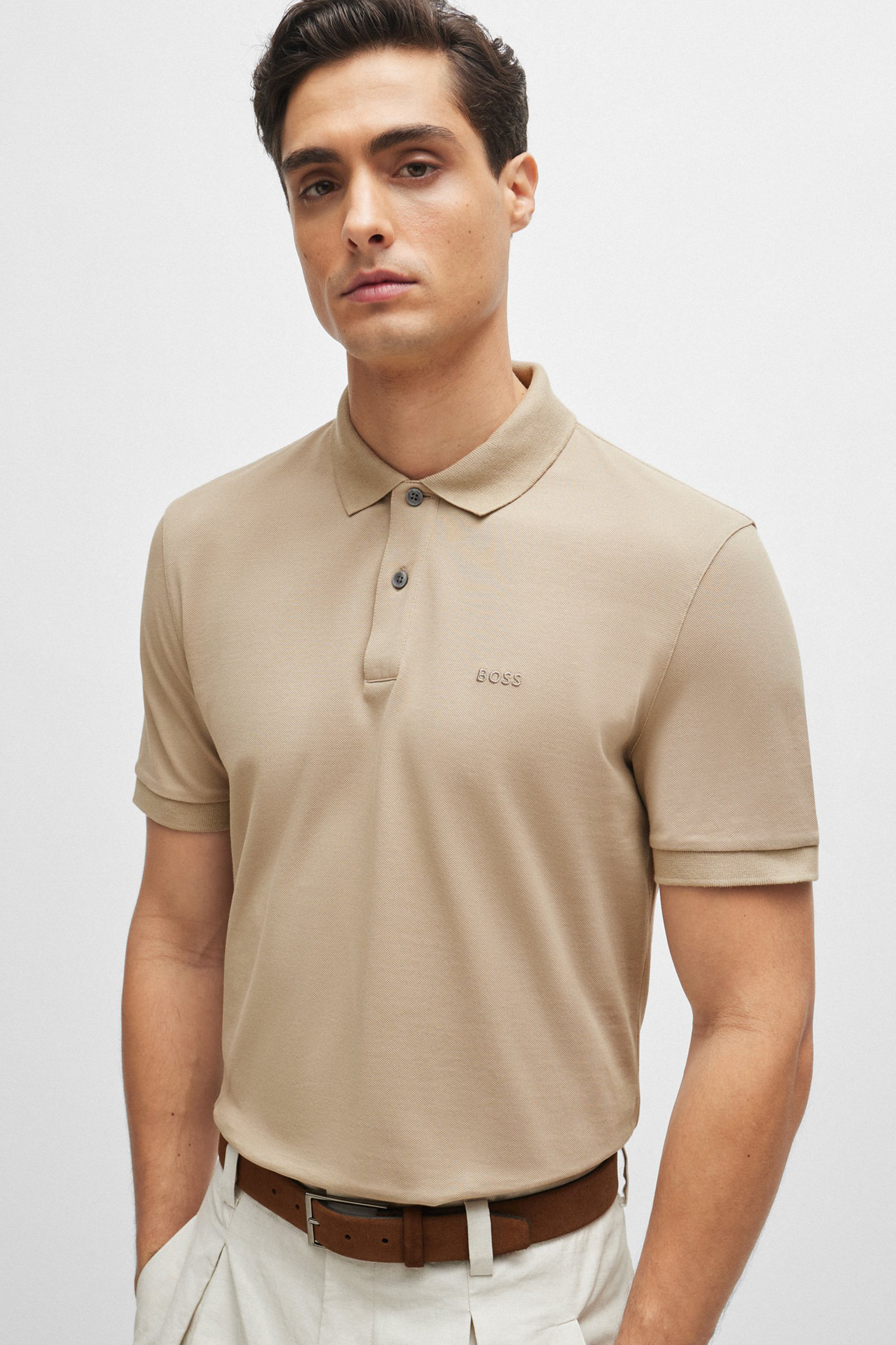 BOSS Pima Cotton Piqué Polo Shirt Pallas