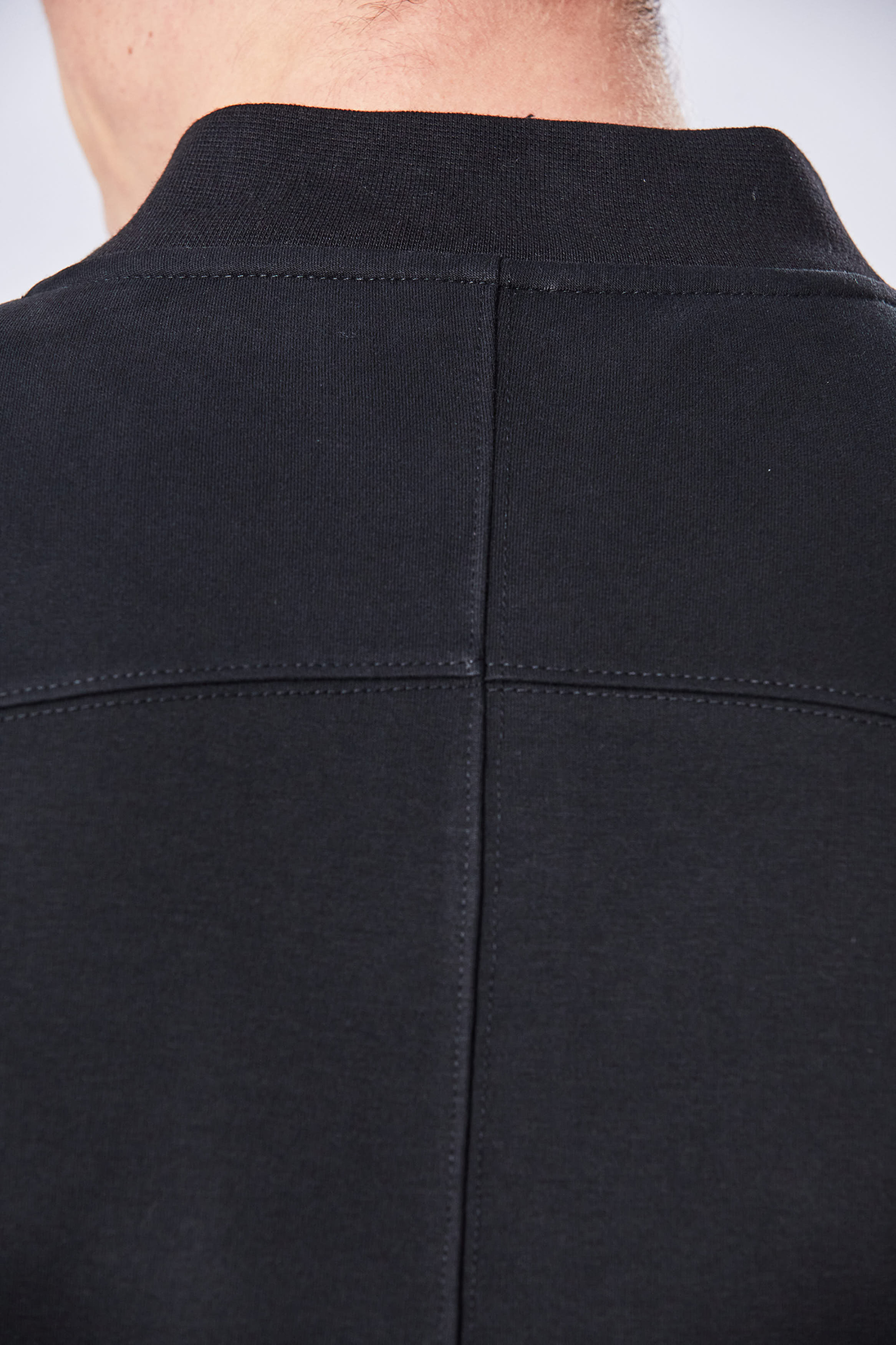 THOM KROM Cotton Stretch Bomber Sweatjacket