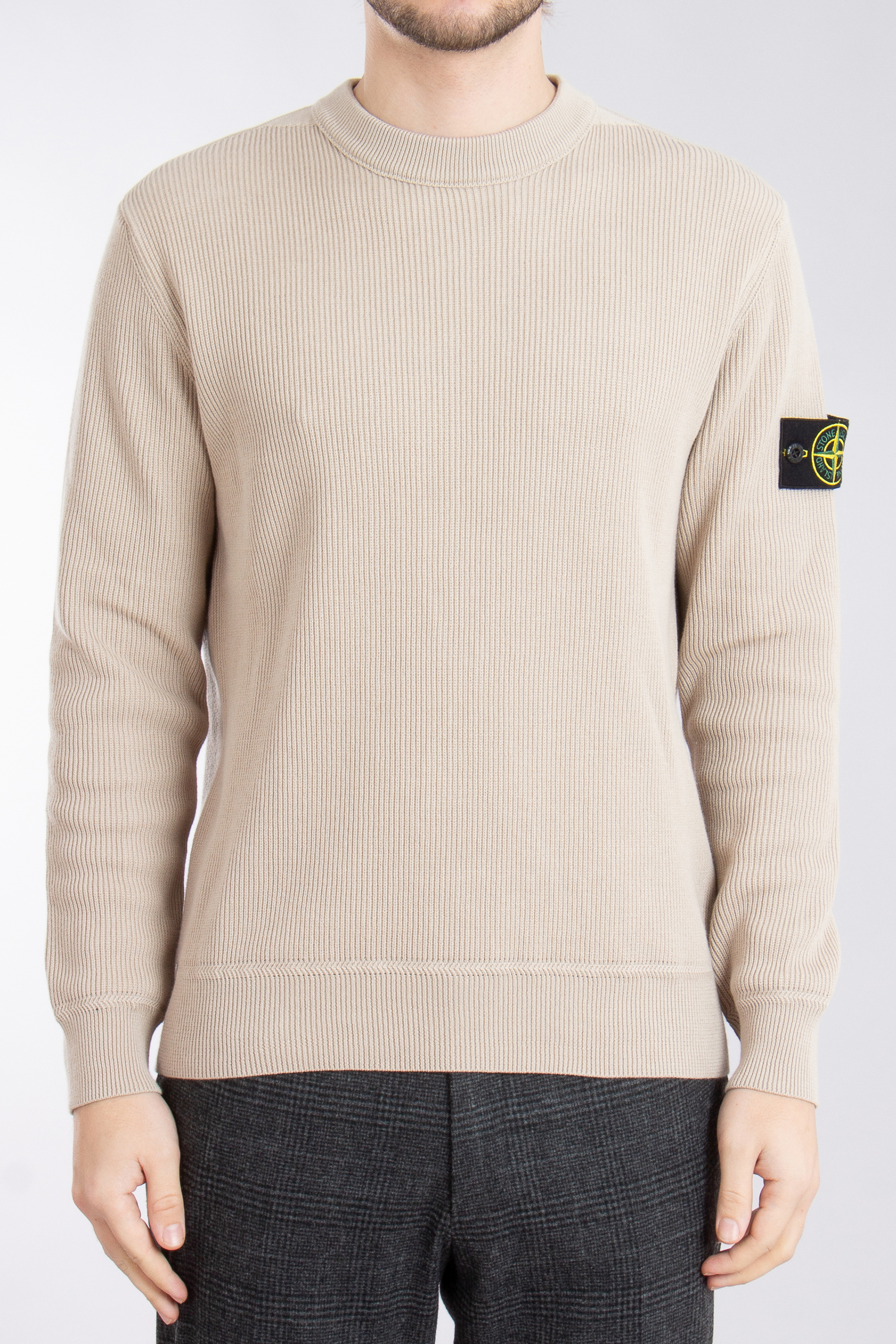 STONE ISLAND Ribbed Soft Organic Cotton Sweater K1S155100054S00D8V009A