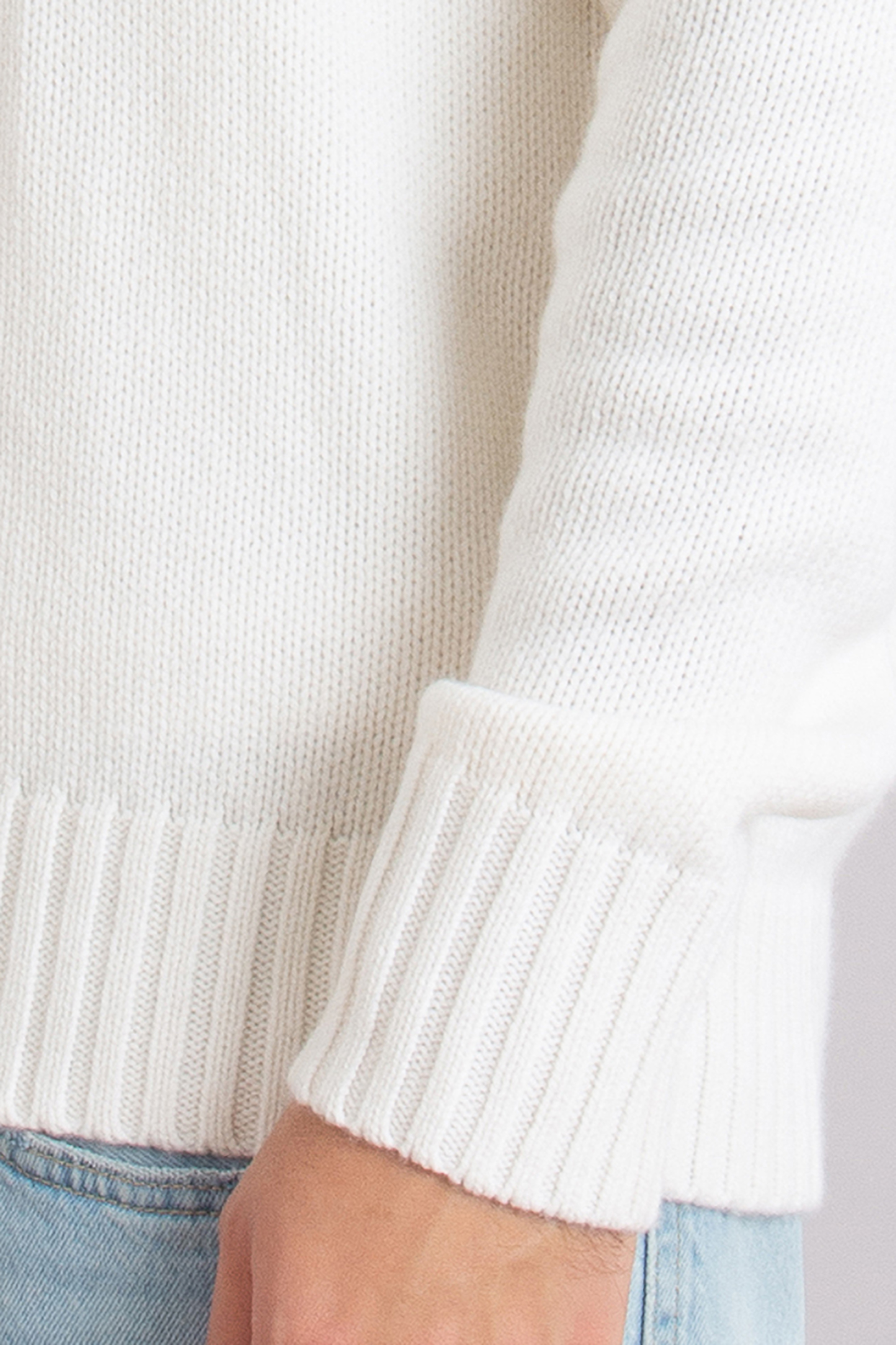 ALLUDE Cashmere Half Zip Sweater