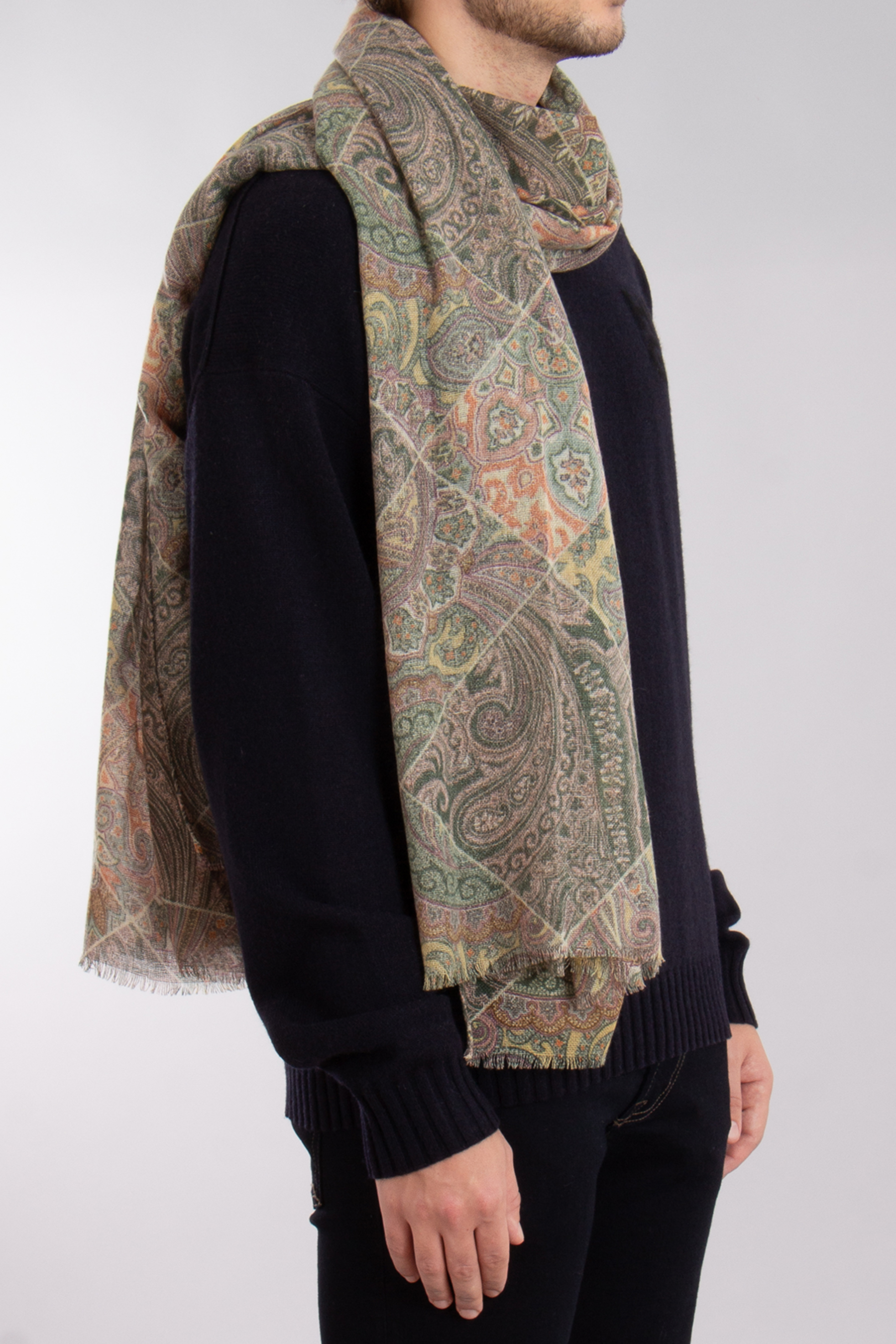 ETRO Printed Cashmere Scarf