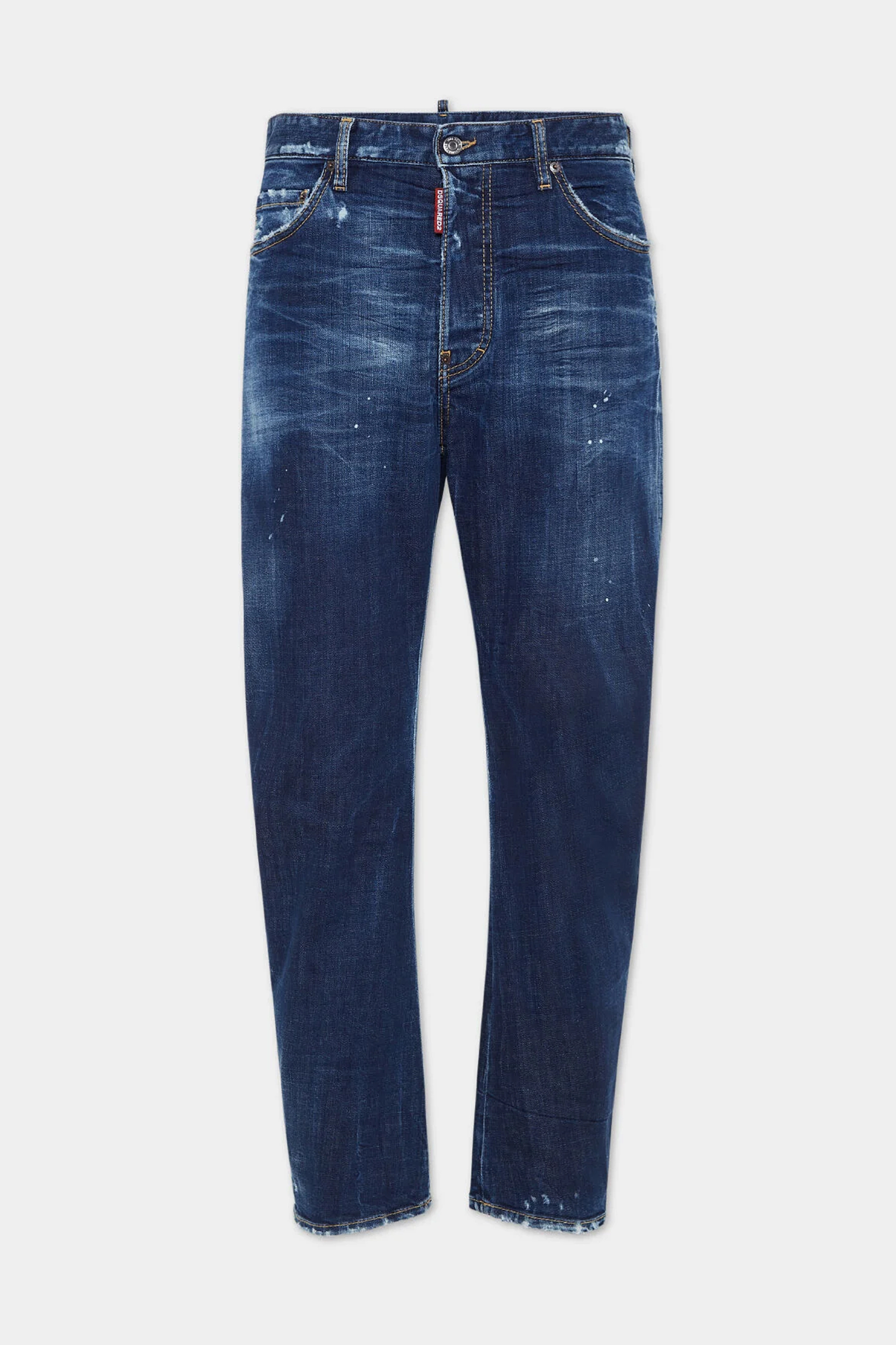 DSQUARED2 Perfect Clean Wash Cotton Stretch Denim Bro Jeans