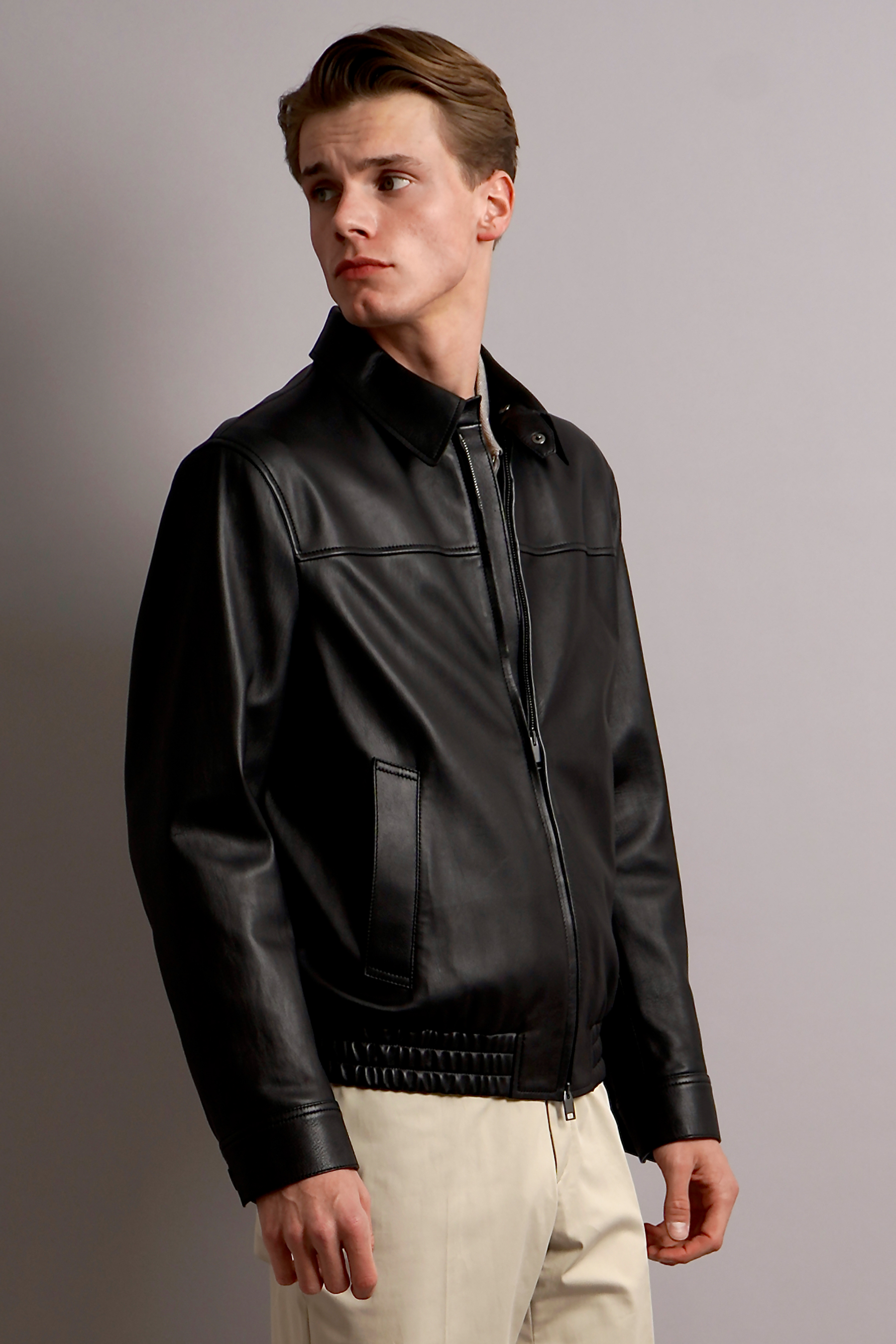 Brioni leather jacket best sale