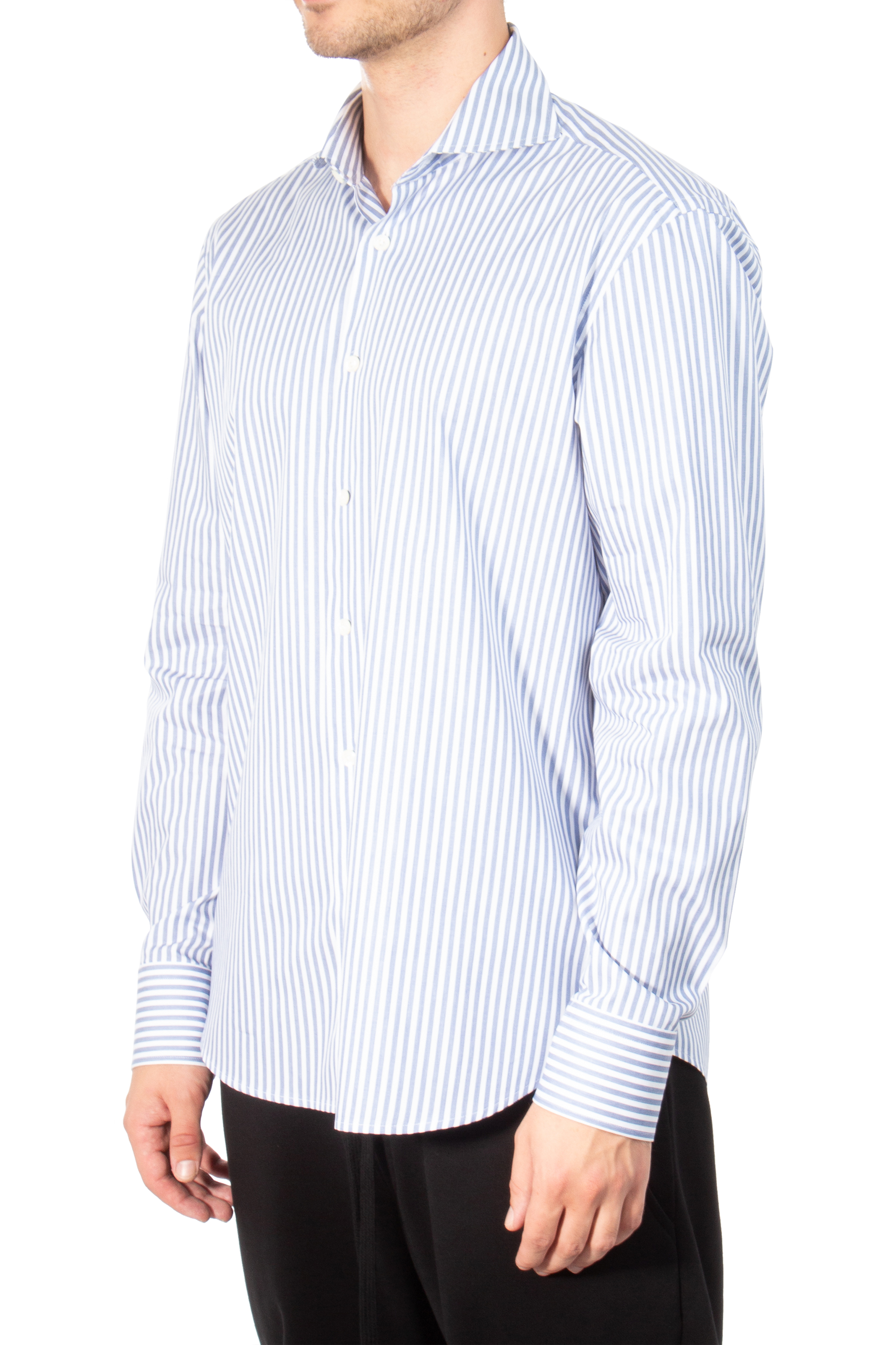 VAN LAACK Striped Slim Fit Cotton Shirt Tralio