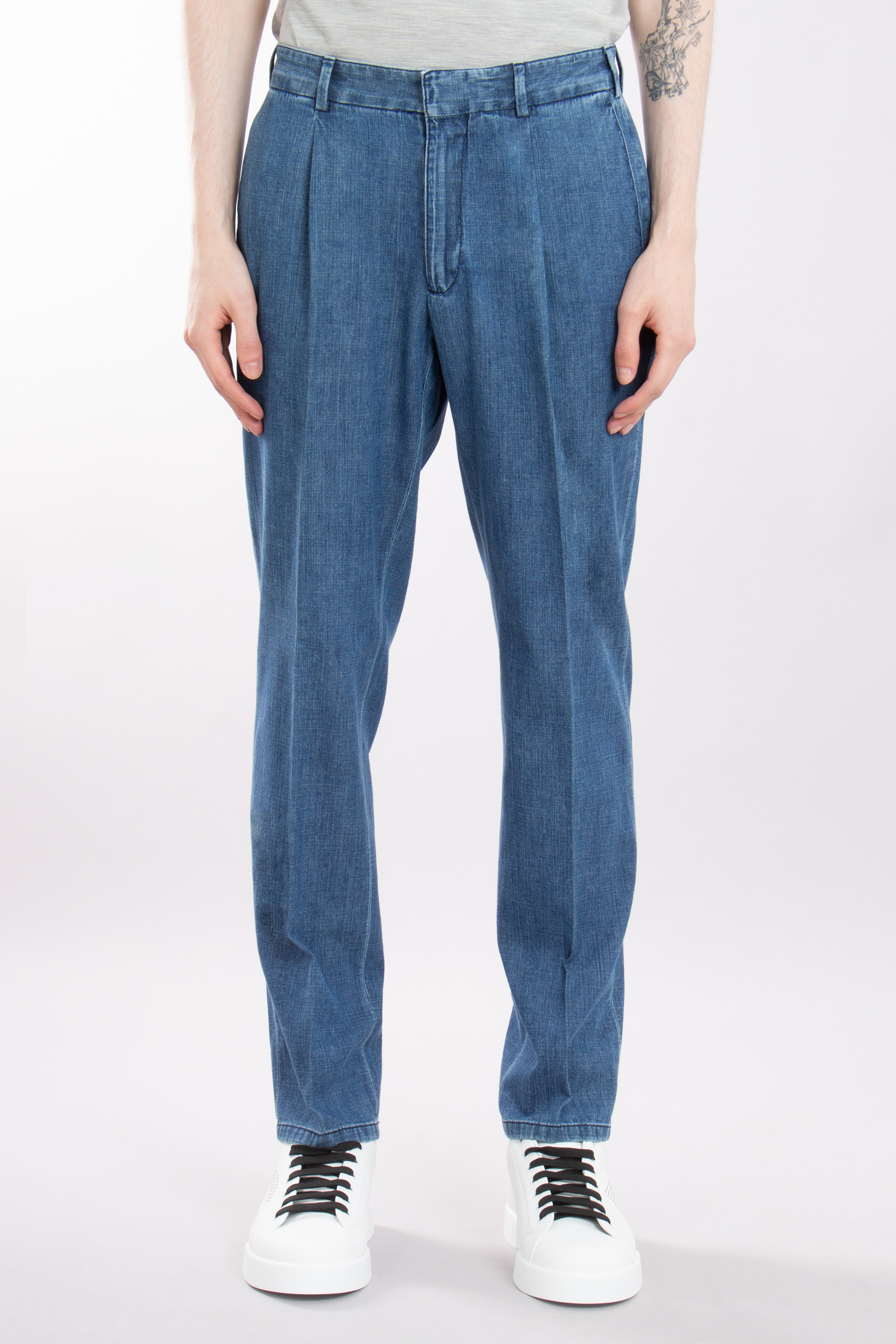 BRIONI Cotton Denim Jeans Pienza