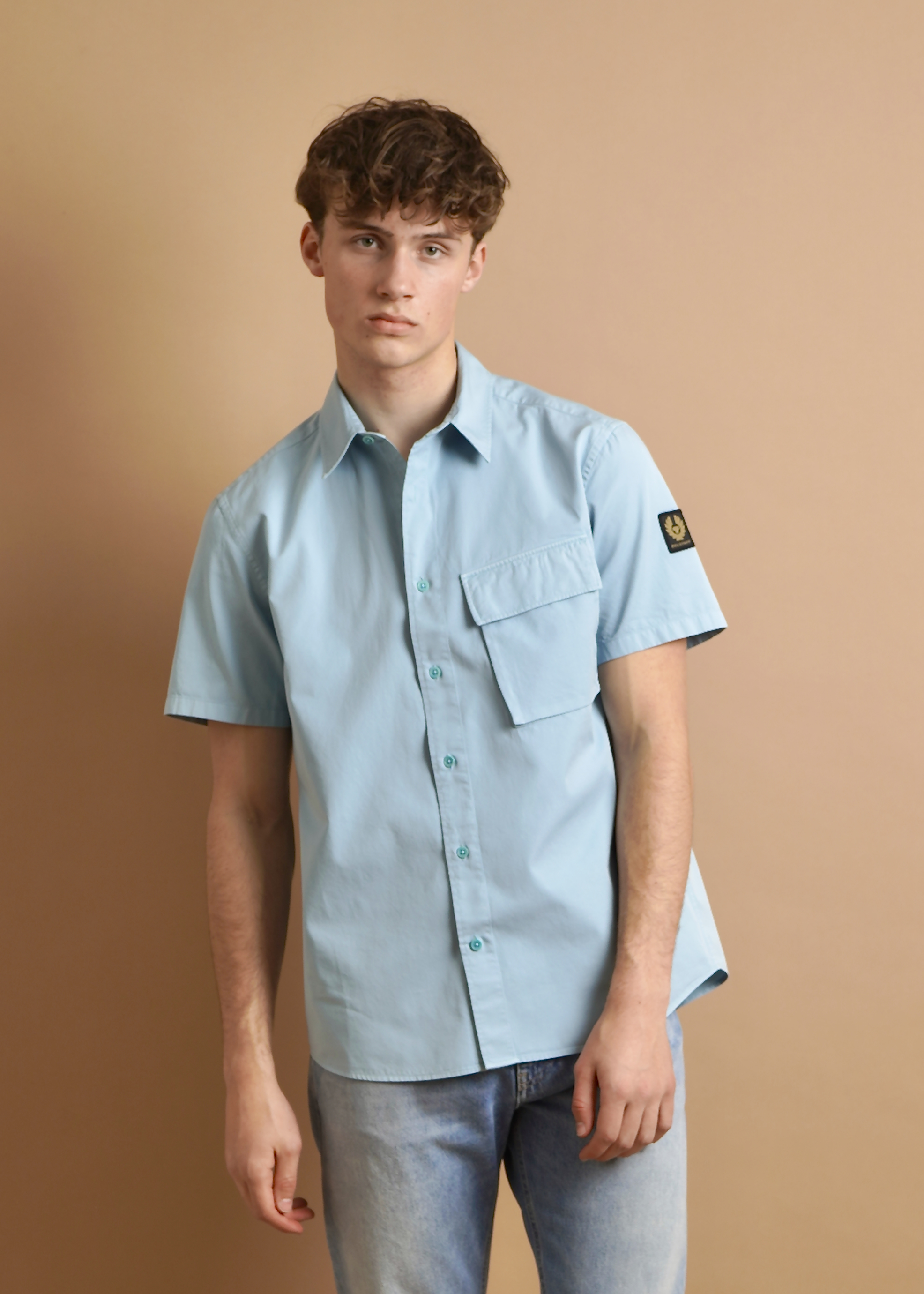 BELSTAFF Cotton Short-Sleeve Shirt Scale