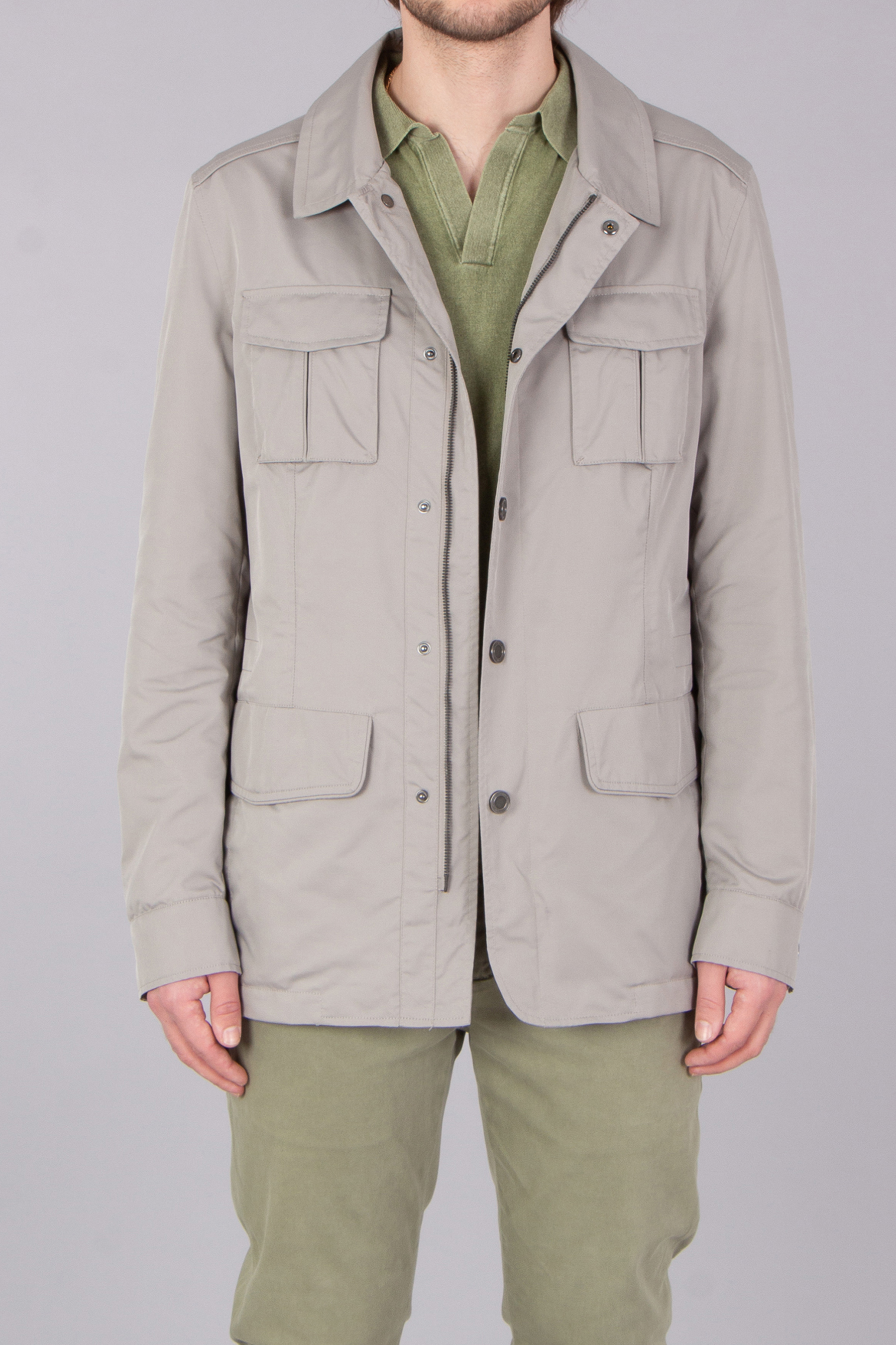 MAXIMILIAN Regular Fit Technical Fabric Field Jacket Caiden