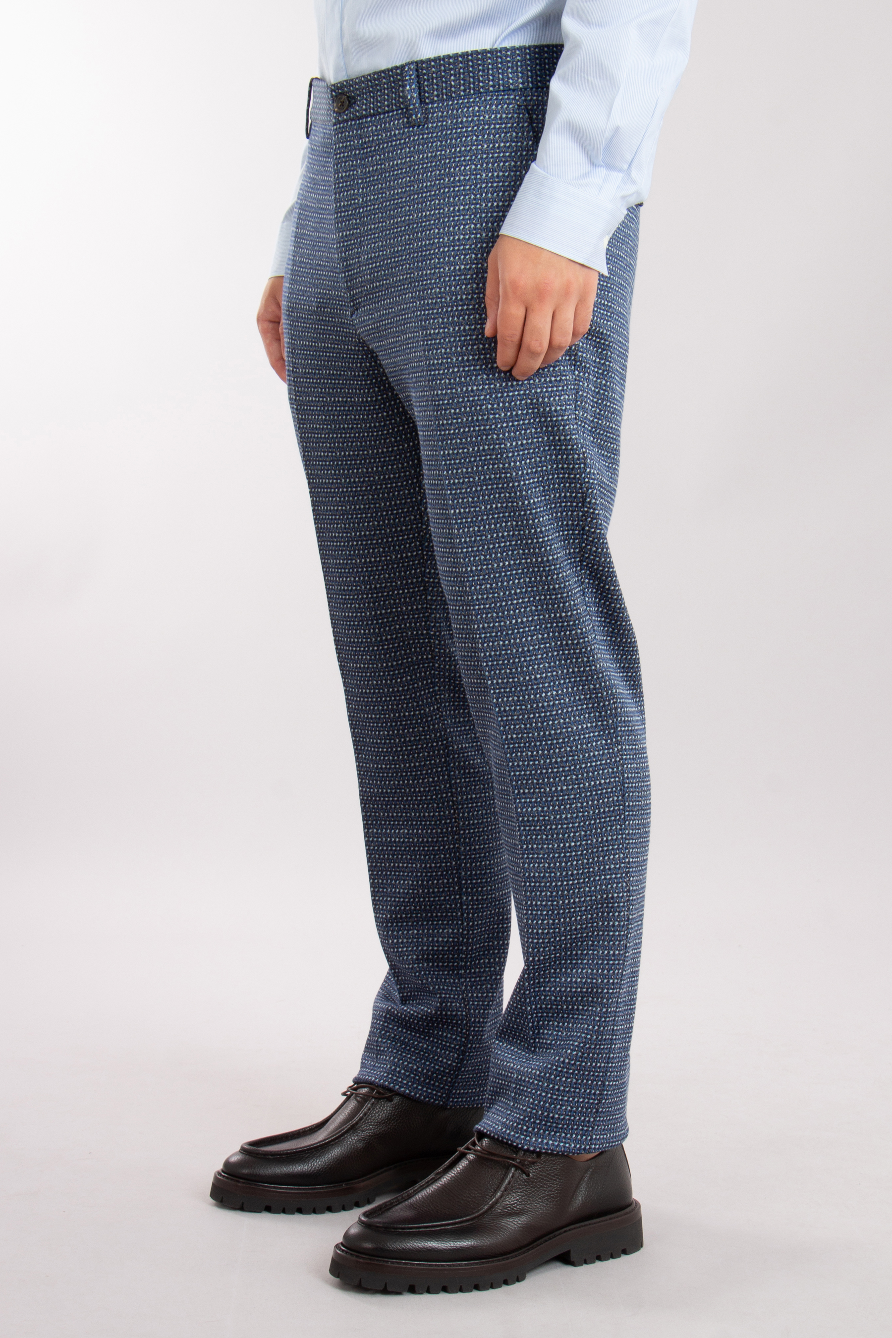 ETRO Patterned Cotton Blend Stretch Pants