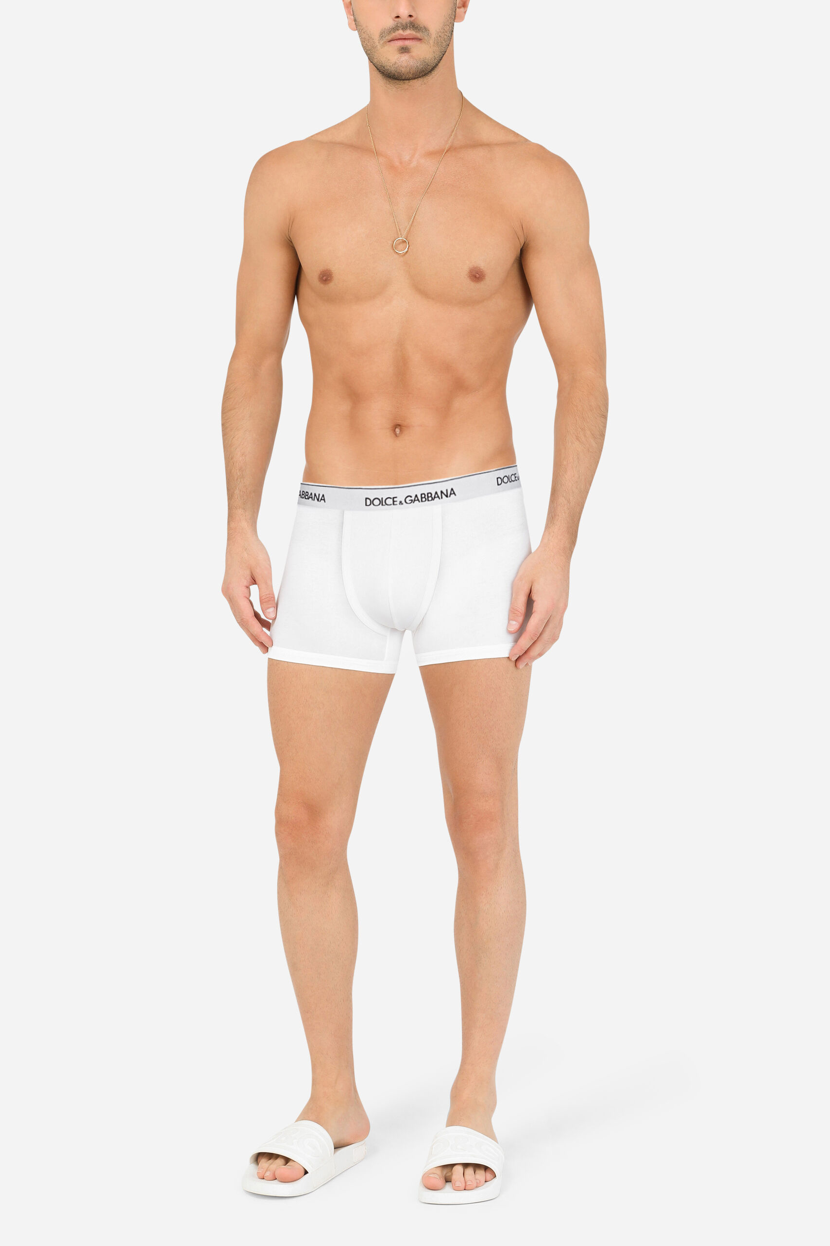 DOLCE & GABBANA 2-Pack Cotton Stretch Boxer Briefs Brando