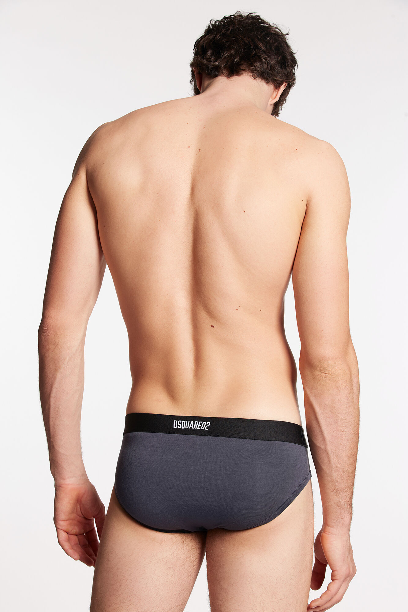 DSQUARED2 Slogan Cotton Stretch Briefs