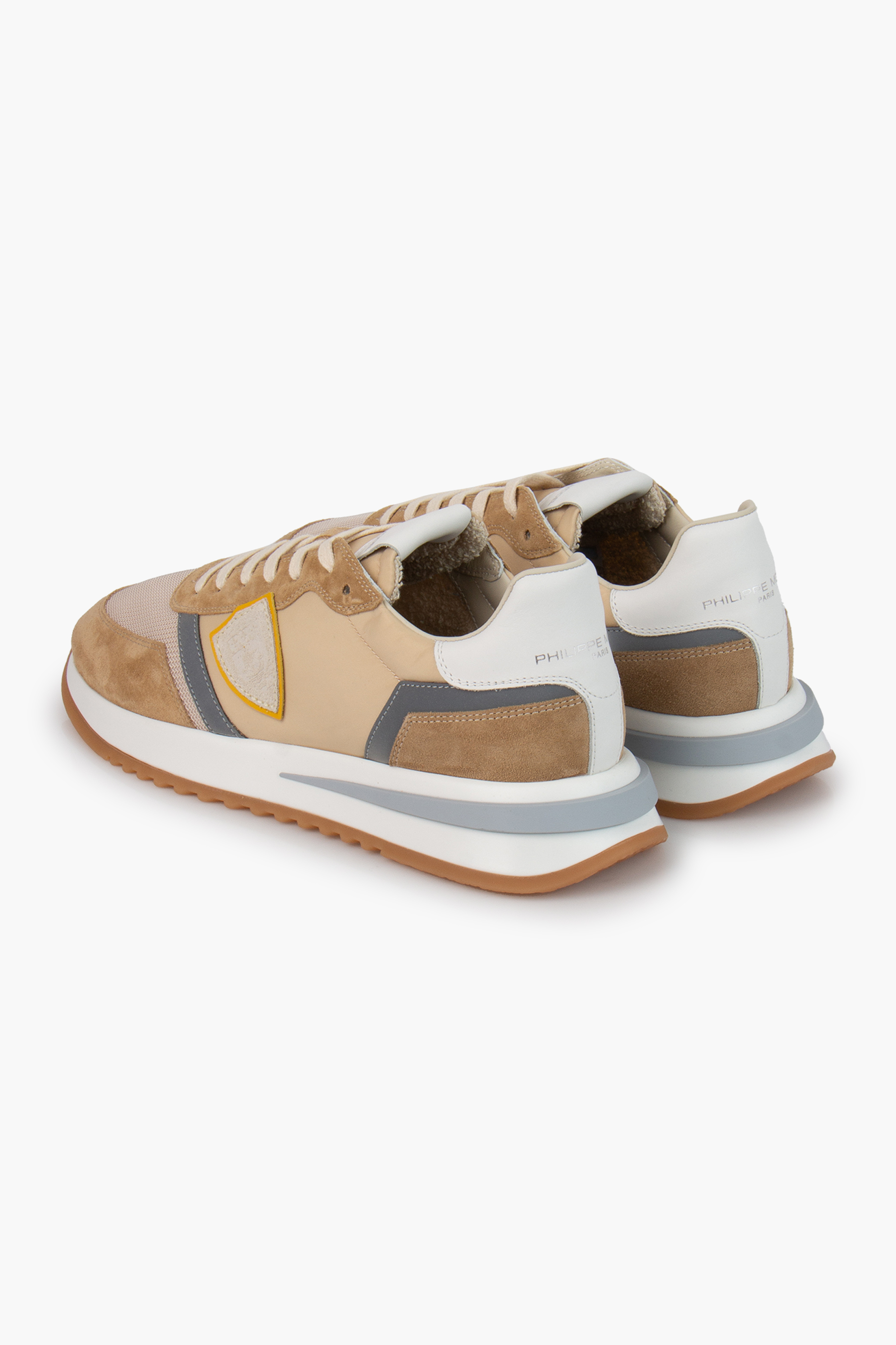 PHILIPPE MODEL Nylon Leather & Suede Sneakers Tropez 2.1 Low