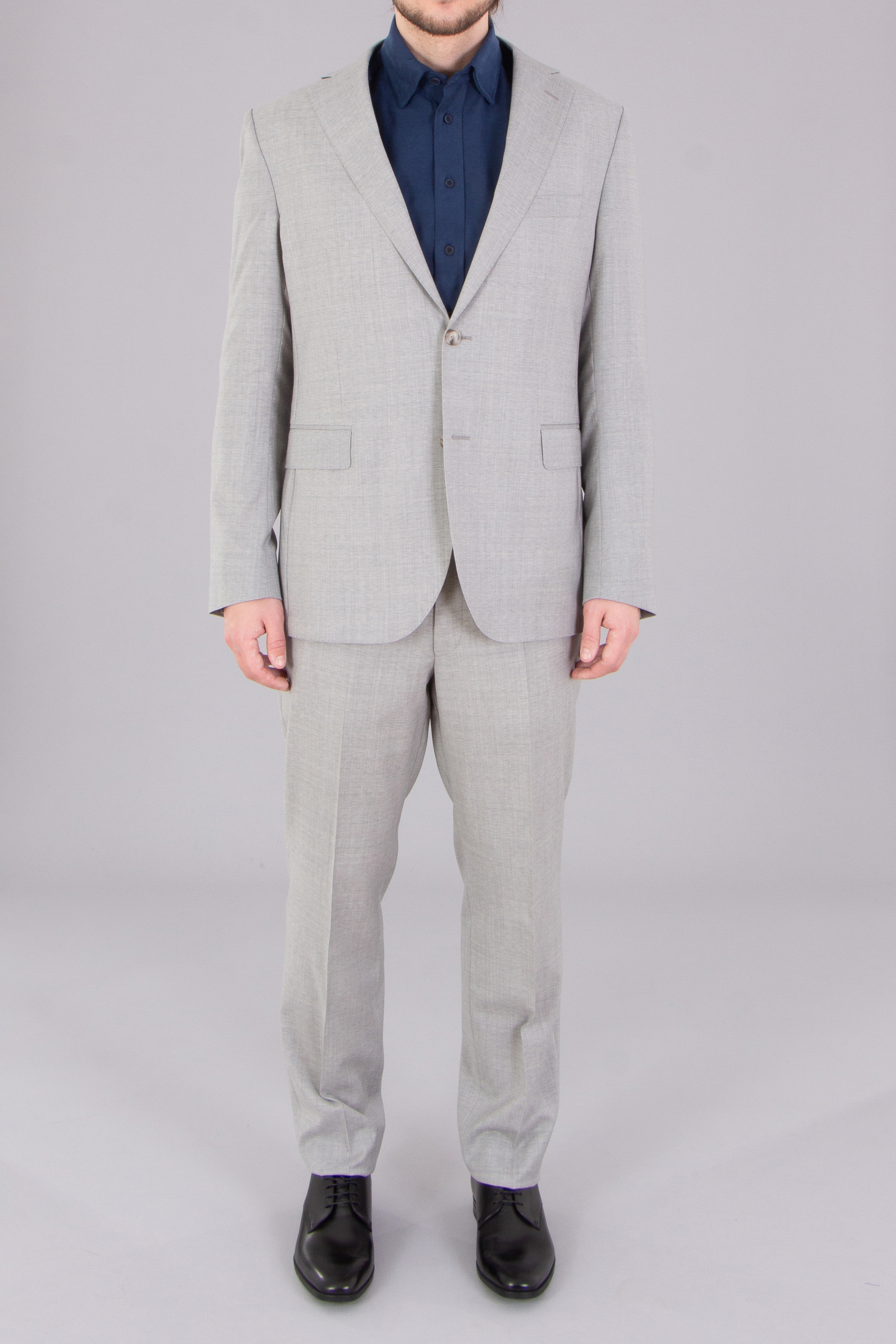 DRESSLER Regular Fit Virgin Wool Suit Sean