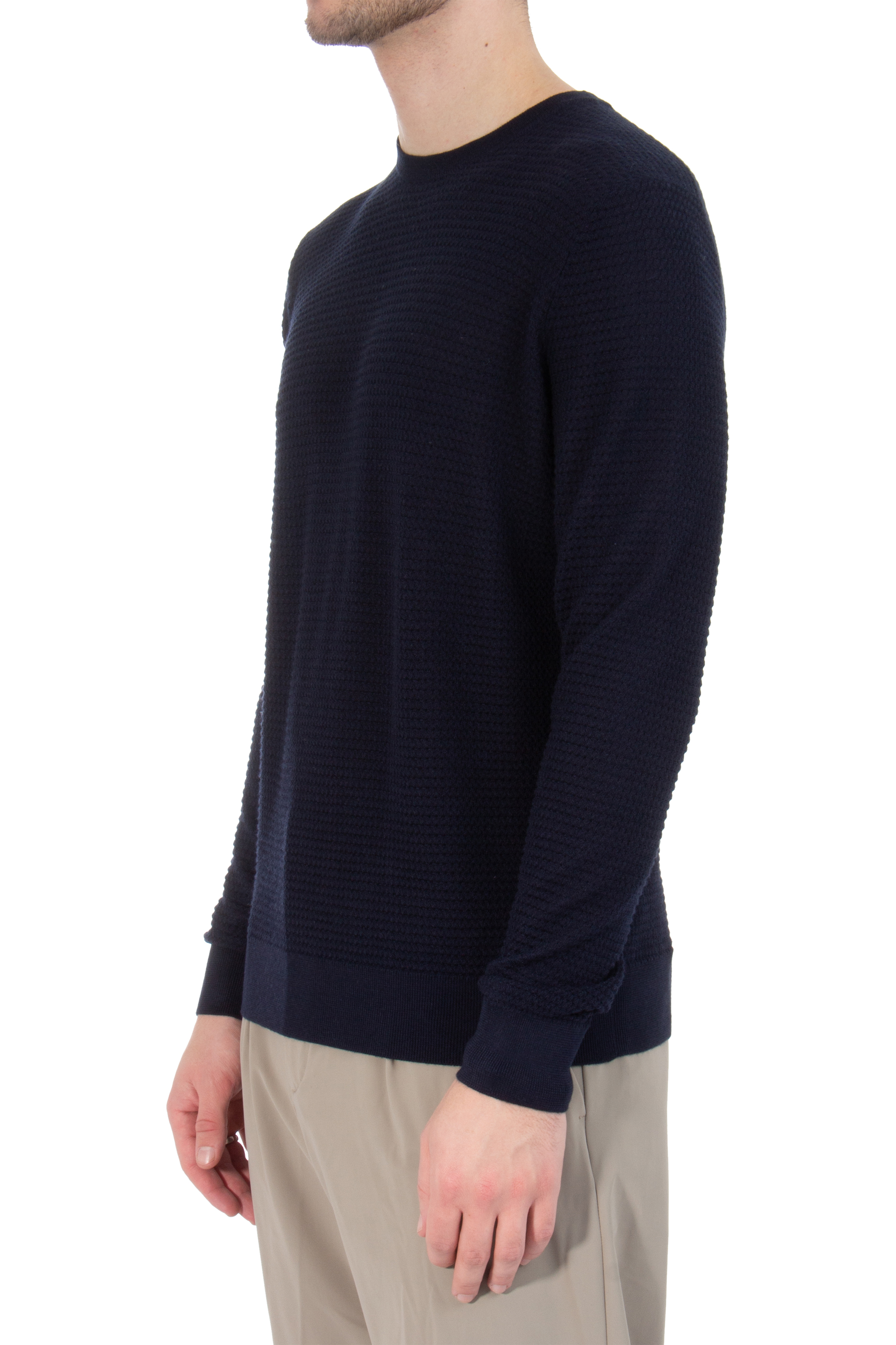 COLOMBO Textured Cashmere Silk Blend Sweater