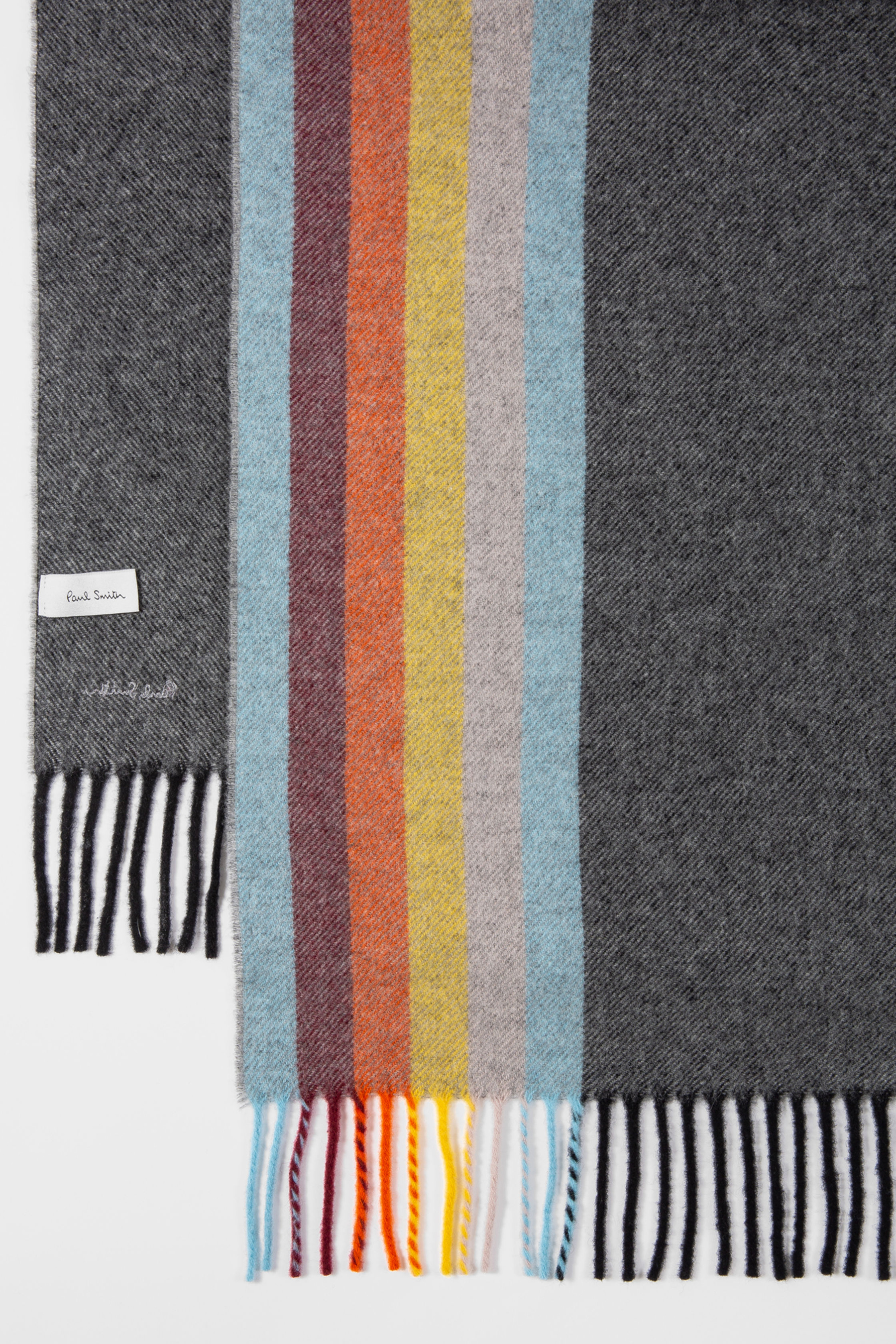 PAUL SMITH  'Artist Stripe' Wool-Cashmere Blanket