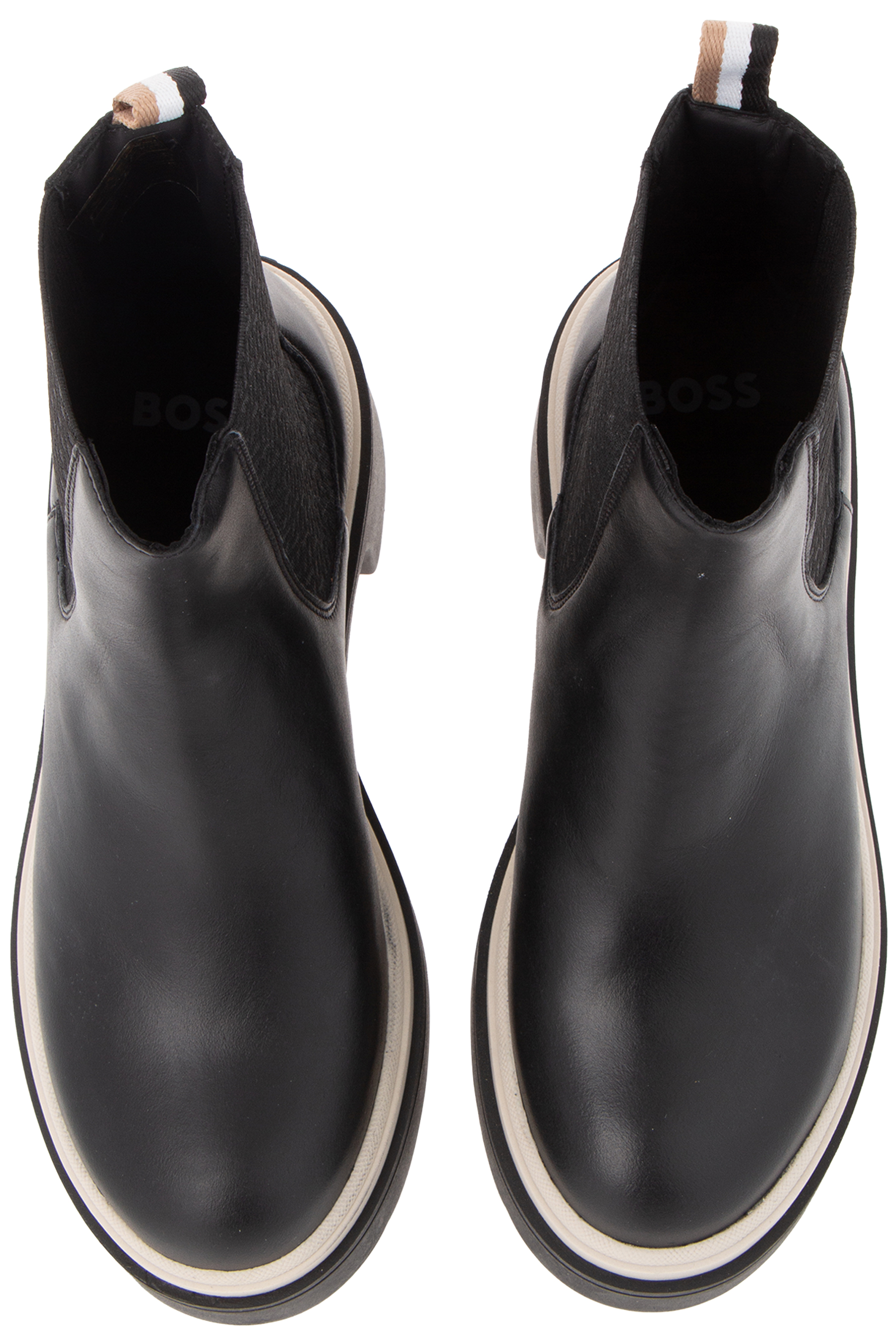 BOSS Cow Leather Chelsea Boots Carol