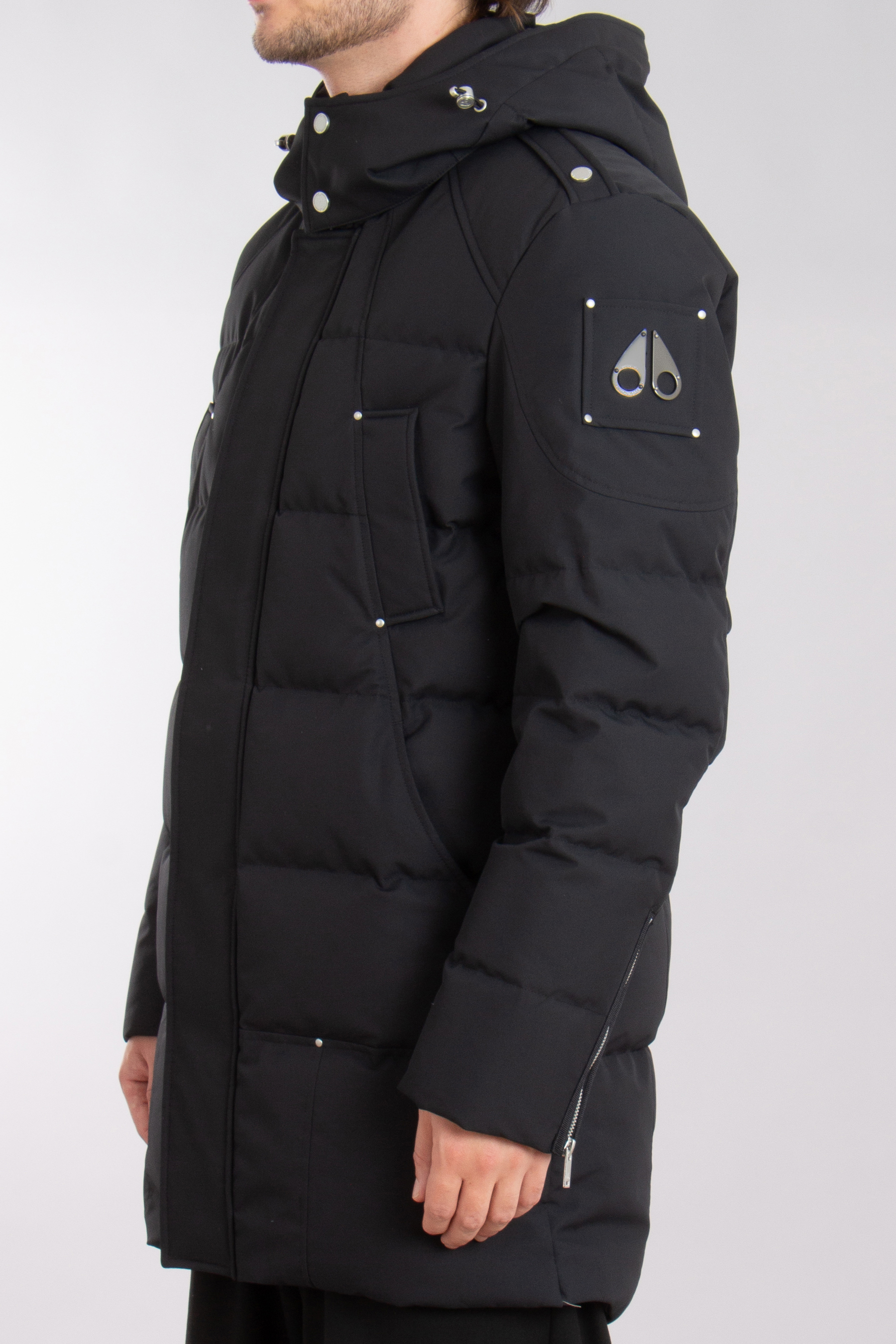 MOOSE KNUCKLES Hooded Down Parka Cloud