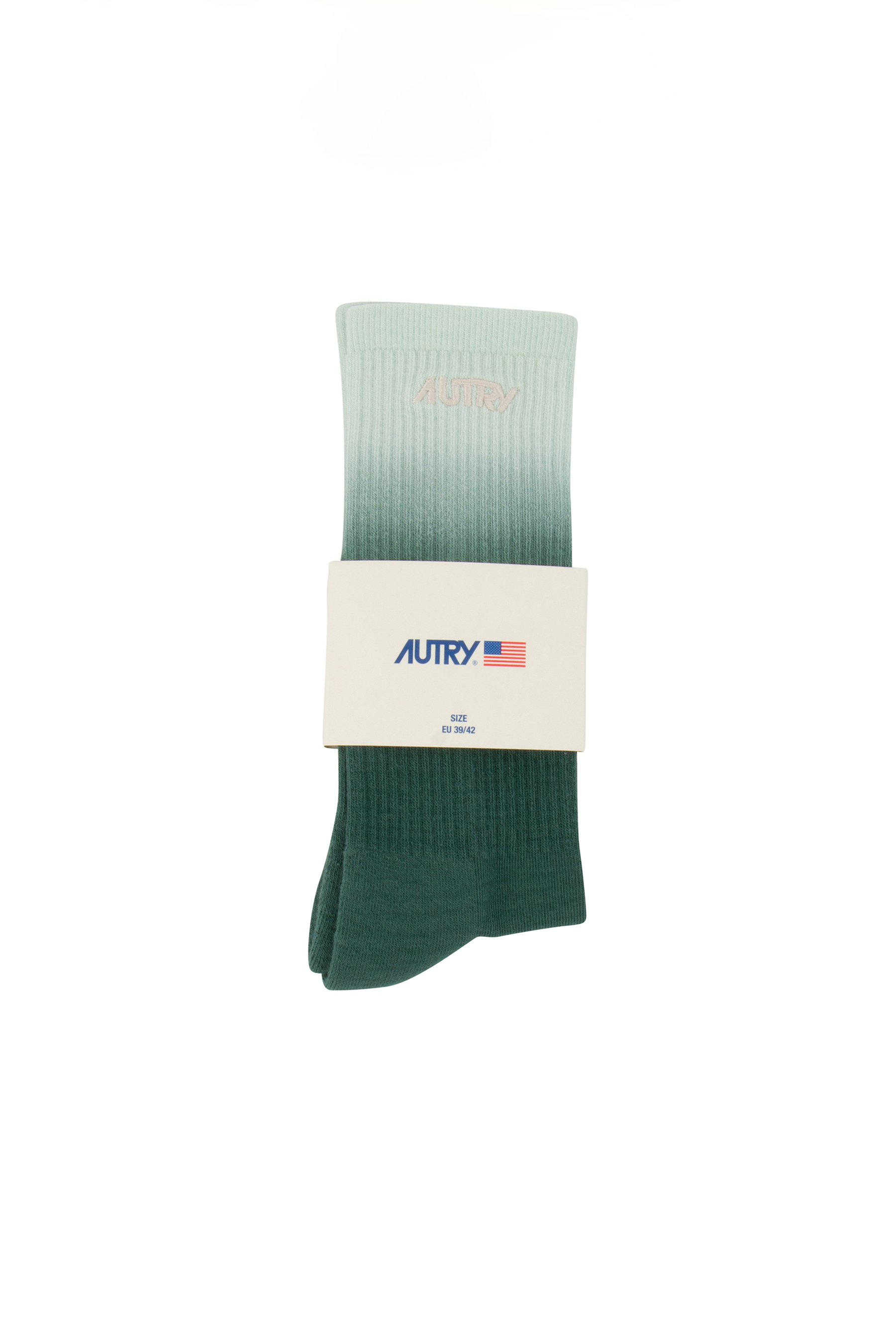 AUTRY Degrade Ribbed Cotton Blend Socks