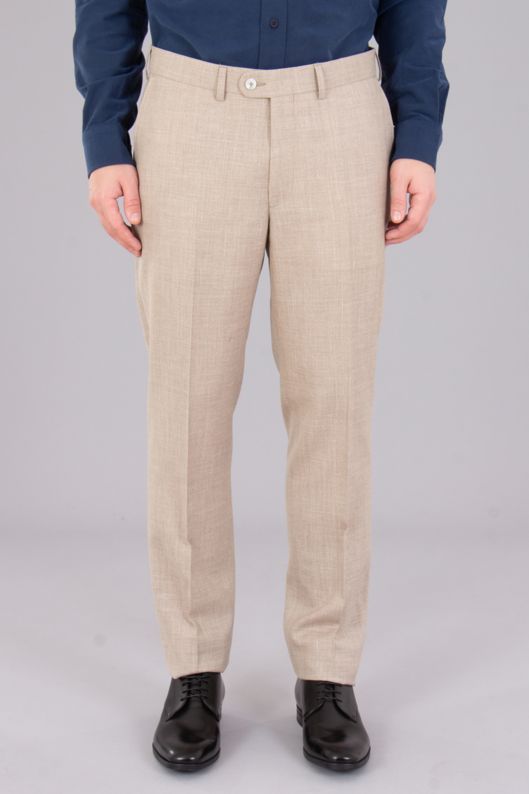 DRESSLER Regular Fit Summertime Wool-Silk-Linen Blend Suit Sean