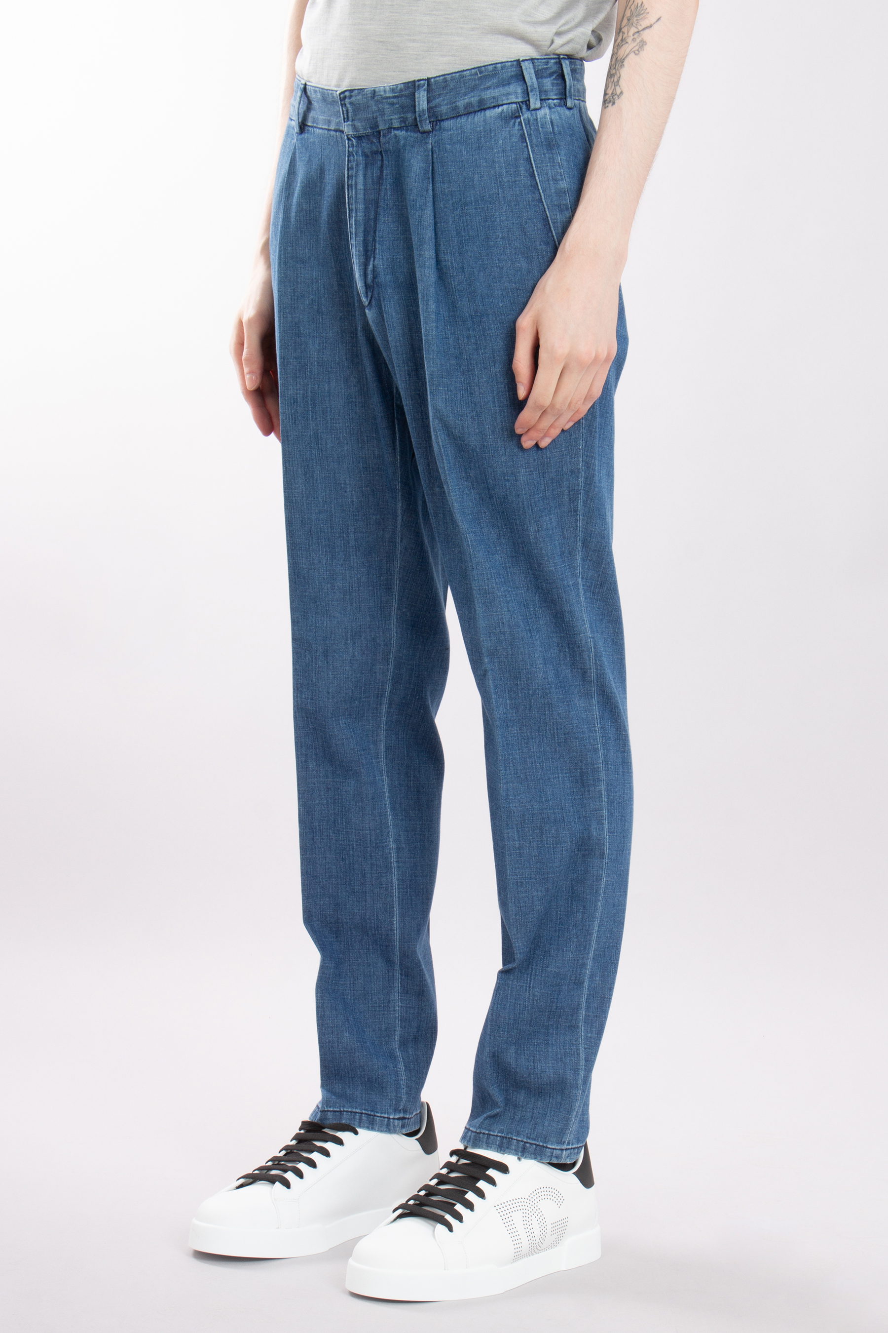 BRIONI Cotton Denim Jeans Pienza