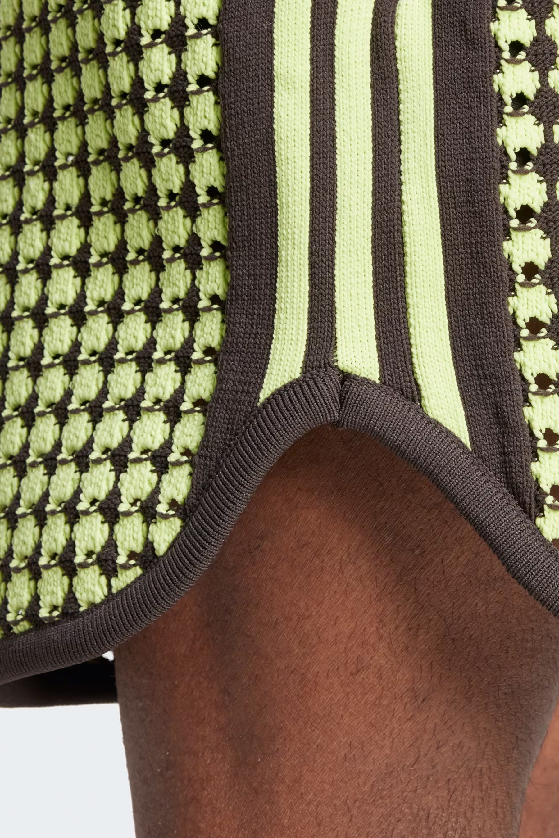 ADIDAS X Wales Bonner Recycled Polyester Crochet Shorts