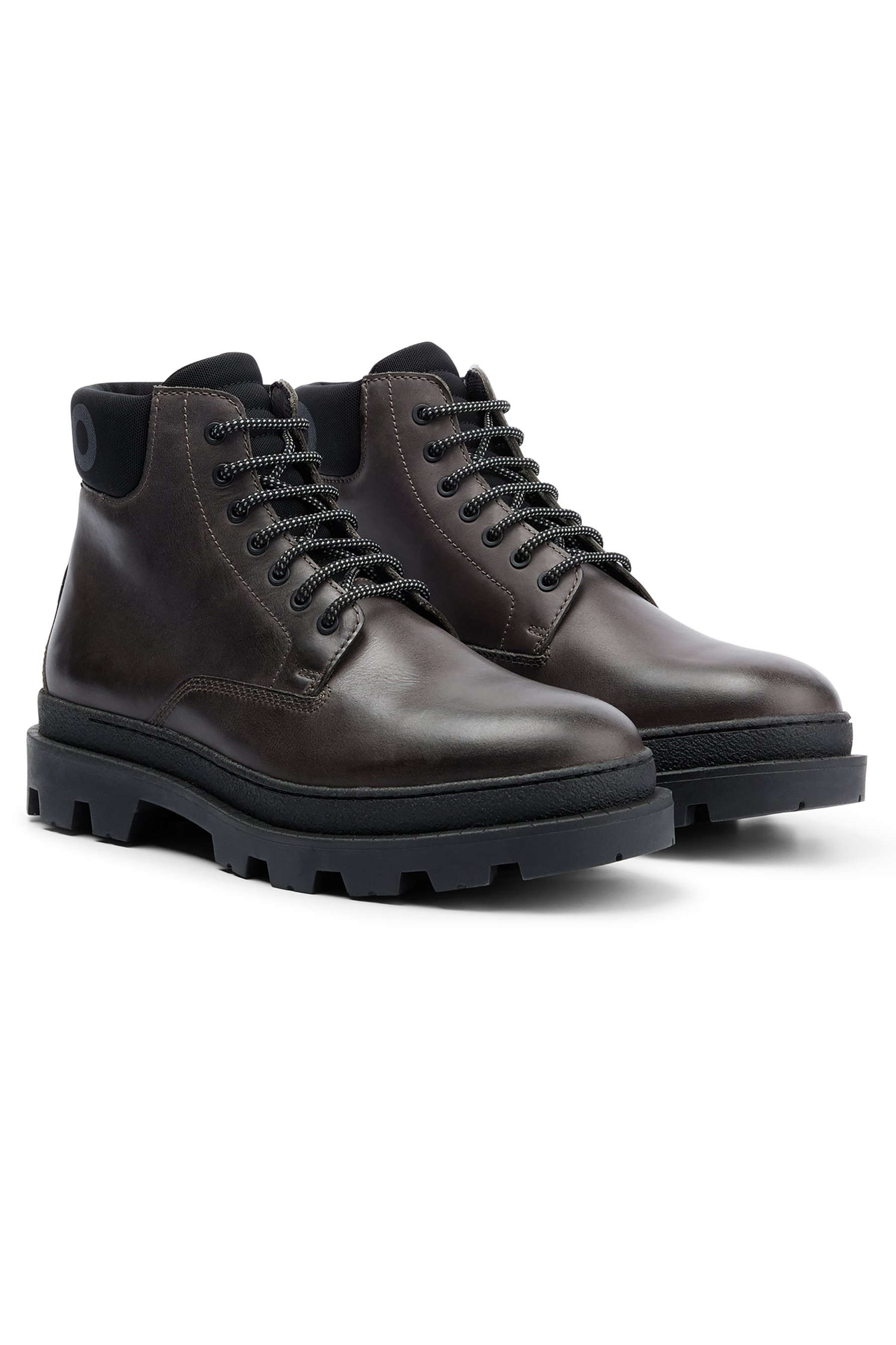 HUGO Branded-Collar Half Boots Graham