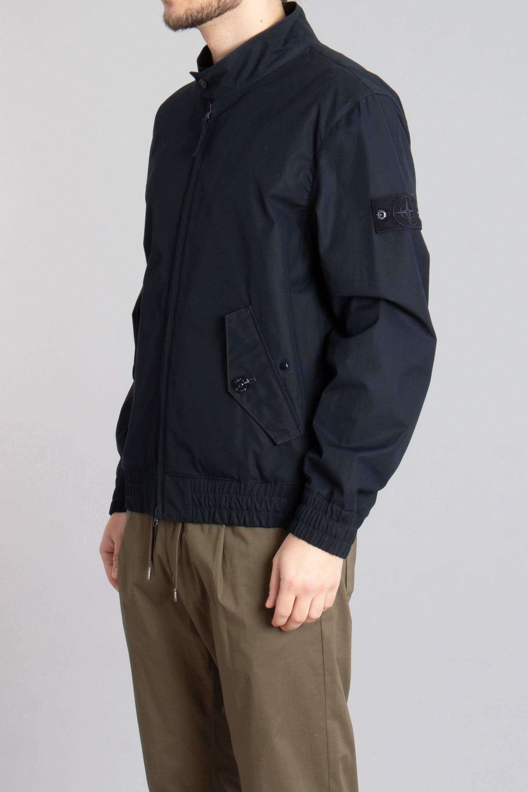 STONE ISLAND Ghost Piece Weatherproof Organic Cotton Canvas Bomber