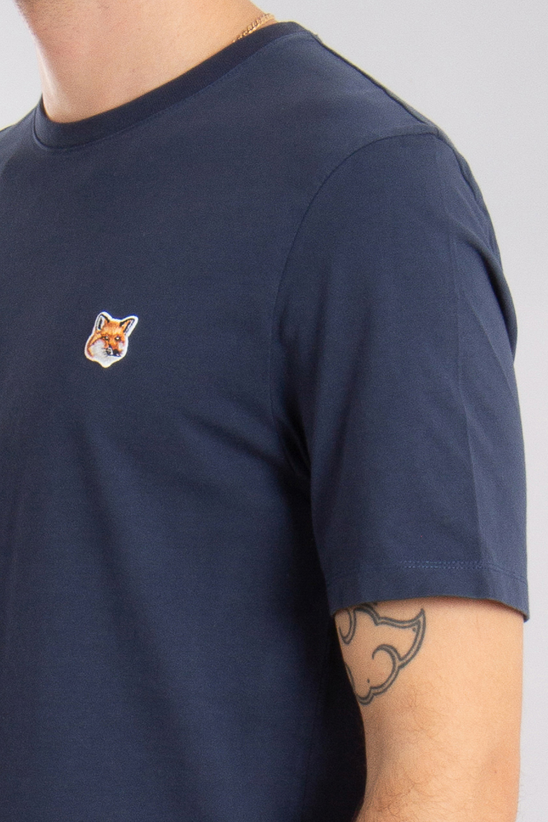 MAISON KITSUNÉ Fox Head Patch Cotton Jersey T-Shirt