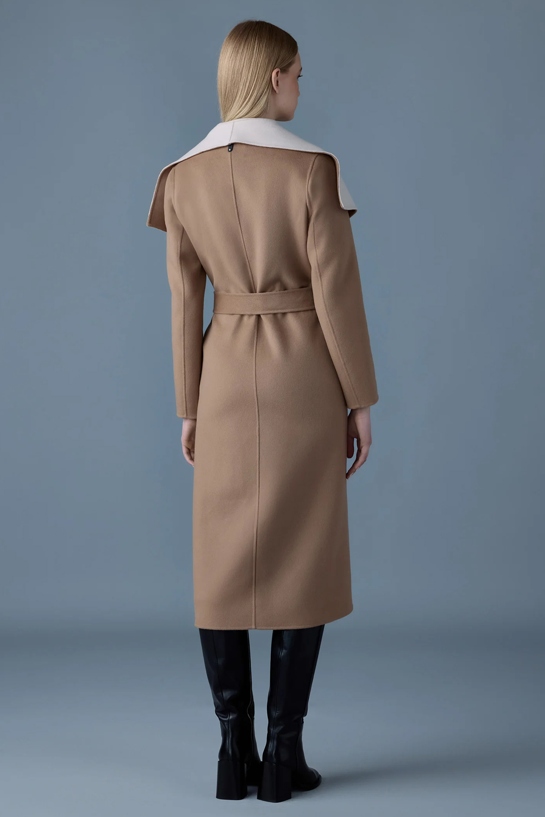 MACKAGE Double-Face Wool Wrap Coat Mai-Cn