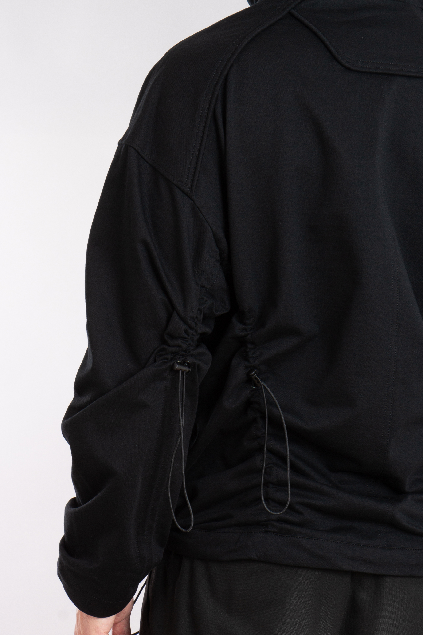 JUUN.J Oversized Drawstring Cotton Hoodie